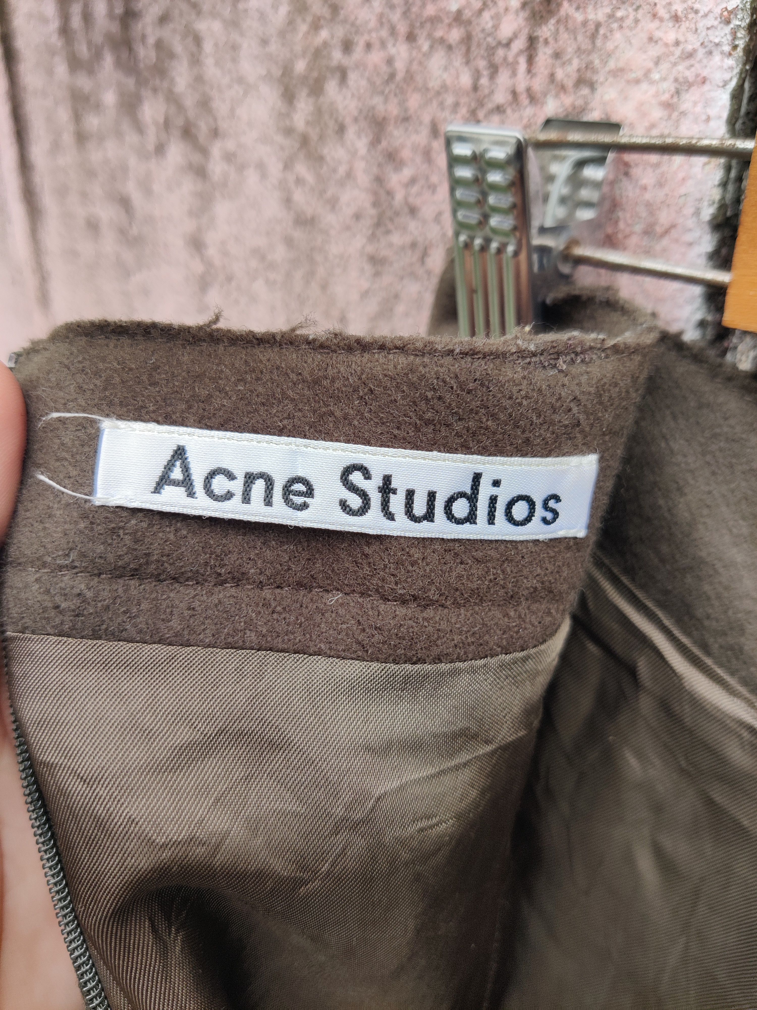 Acne Studios Vintage Acne Studio Distructive Wool Glide Paw14 Skirt Size 26" / US 2 / IT 38 - 9 Thumbnail