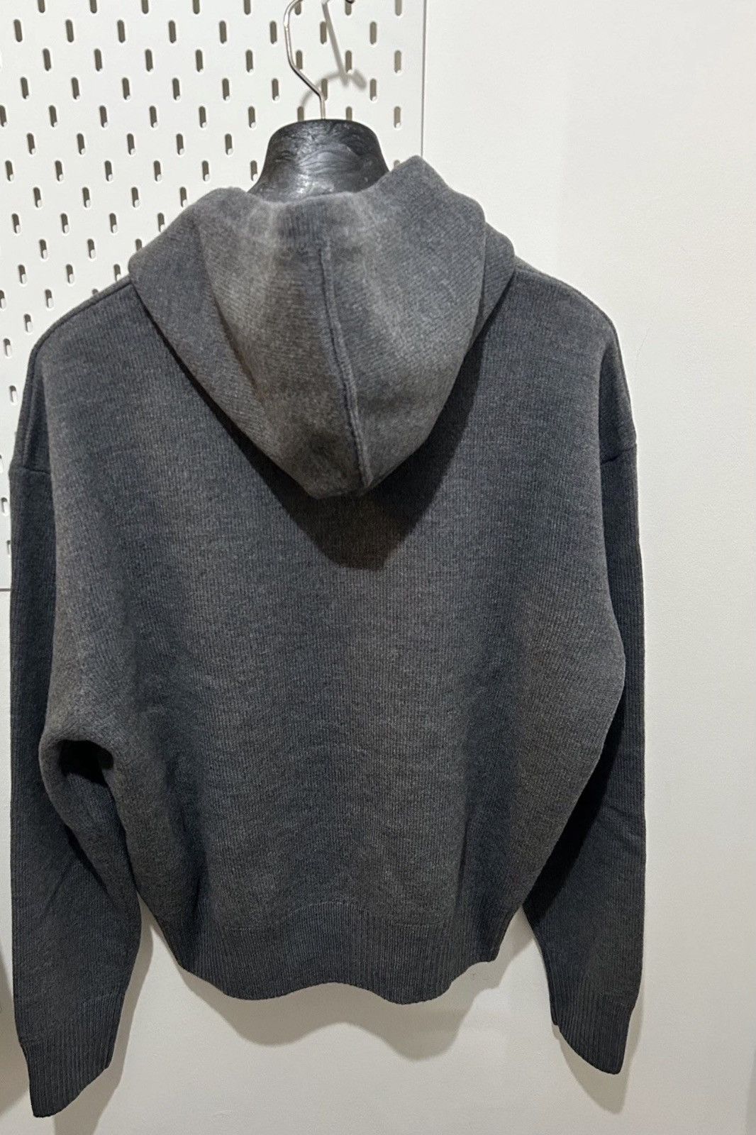AMI Ami Paris Logo Intarsia Knit Hoodie Size Large Size US L / EU 52-54 / 3 - 6 Thumbnail