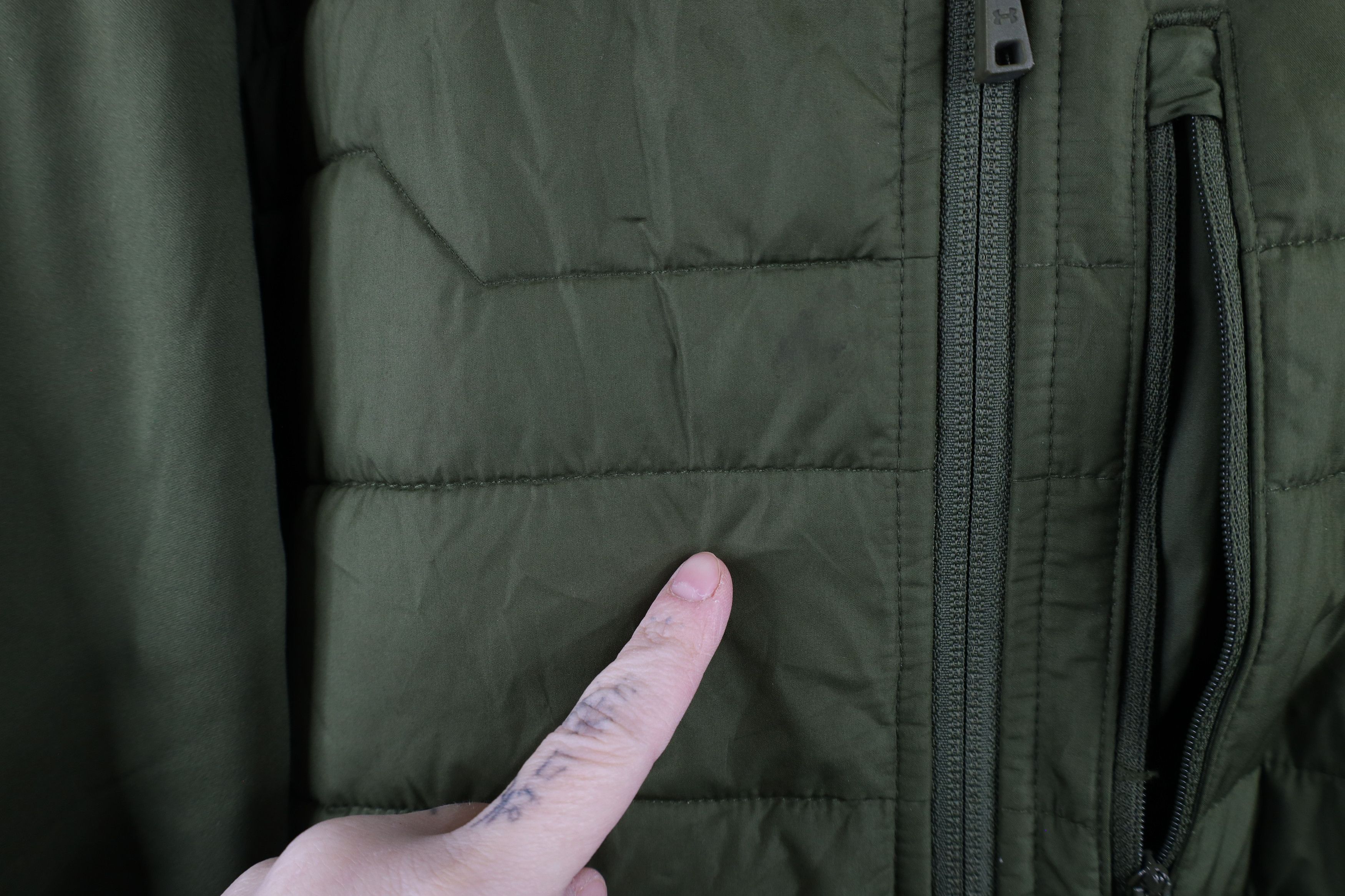 Under Armour × Vintage Under Armour Insulated Hooded Full Zip Puffer Jacket Size US L / EU 52-54 / 3 - 8 Thumbnail
