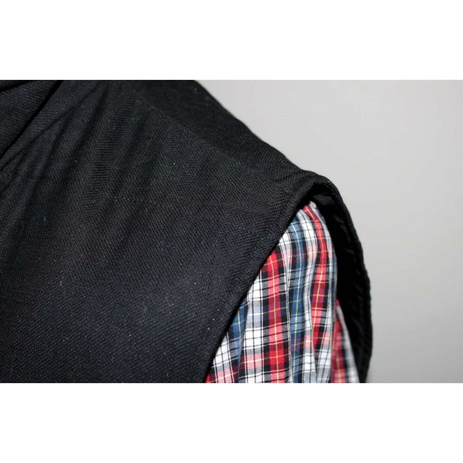 Gant GANT Mens Black Full Zip Wool Blend Vest Waistcoat Size L Size US L / EU 52-54 / 3 - 2 Thumbnail