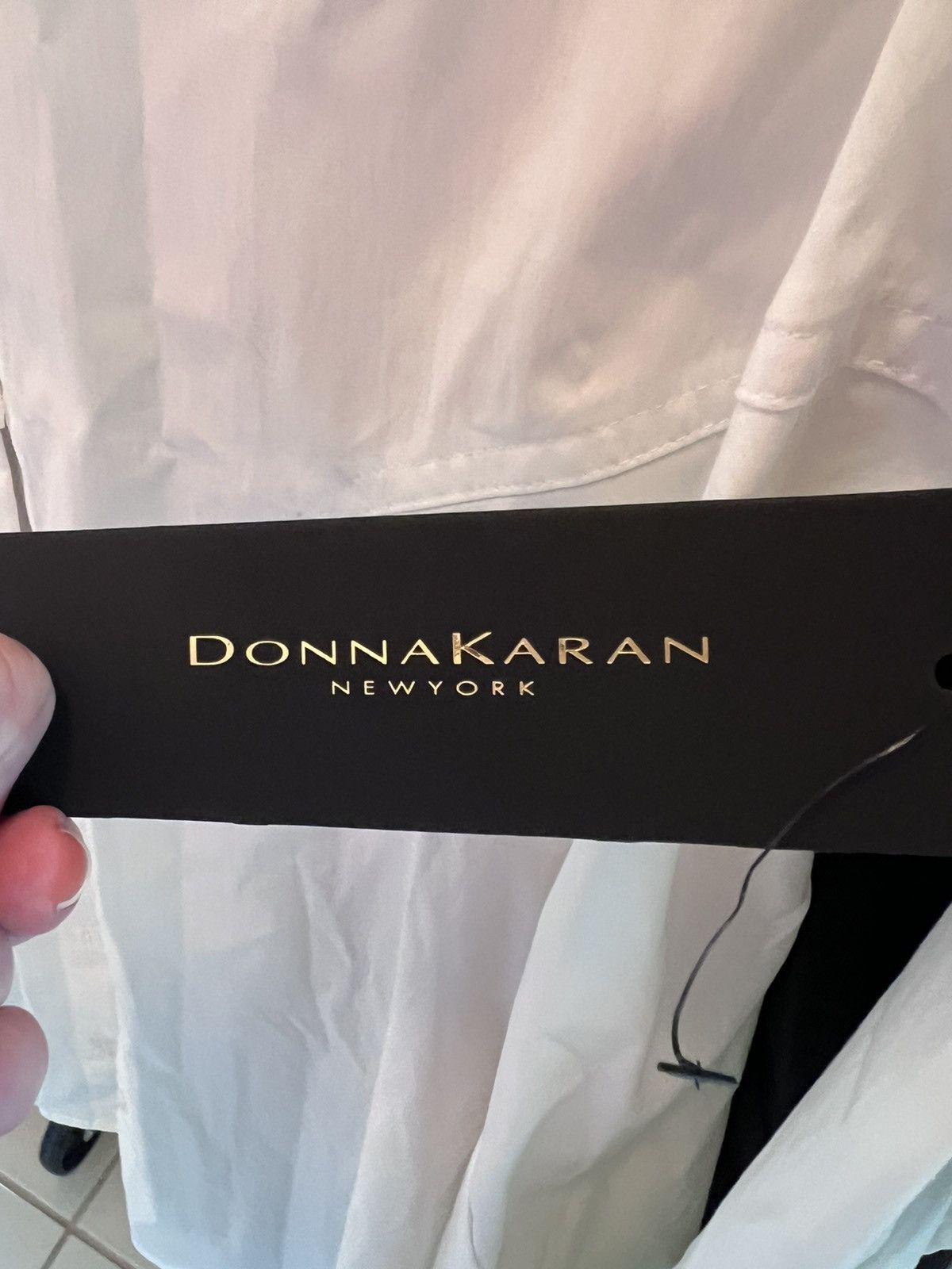 Donna Karan DONNA KARAN Long Sleeve A-LINE Tunic w/Pockets Size S / US 4 / IT 40 - 8 Thumbnail