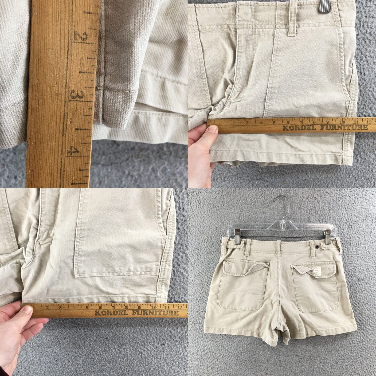 American Eagle Outfitters American Eagle Outfitters Shorts Women 8 Tan Cargo Cotton Zip Fly Regular Fit Ladies Casual Summer Mens Womens Size 30" / US 8 / IT 44 - 8 Thumbnail