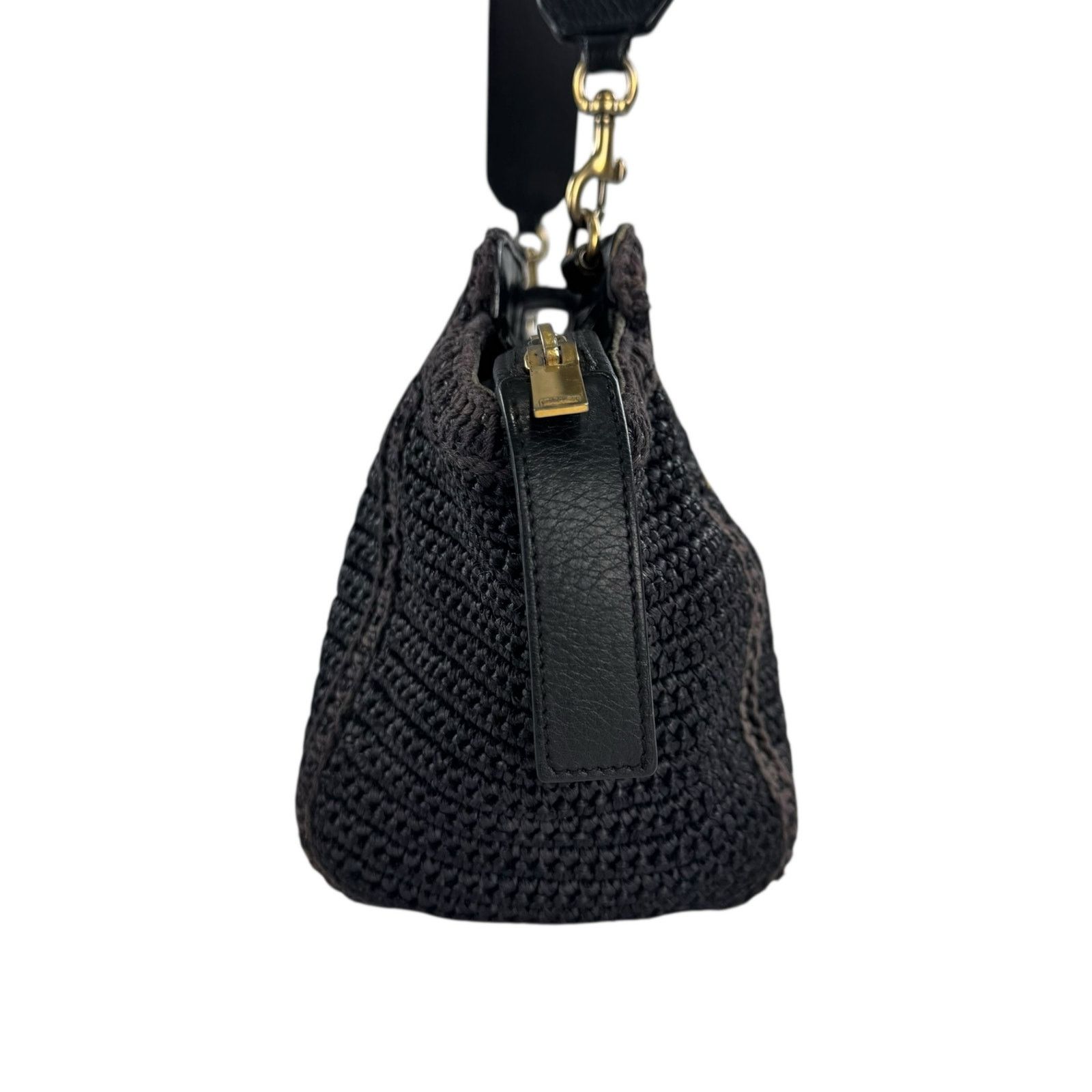 Yves Saint Laurent Saint Laurent Raffia Shoulder Bag Size ONE SIZE - 5 Thumbnail