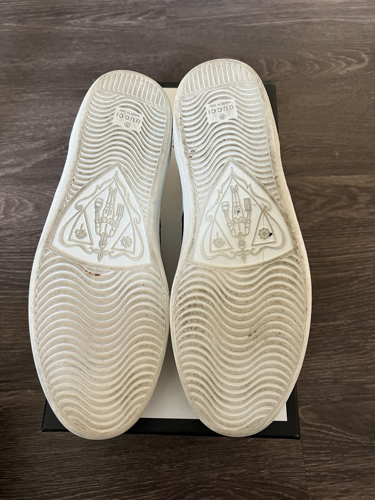 Gucci Gucci Ace Embroidered Snake Shoe Size 9.5 Size US 9.5 / EU 42-43 - 3 Thumbnail