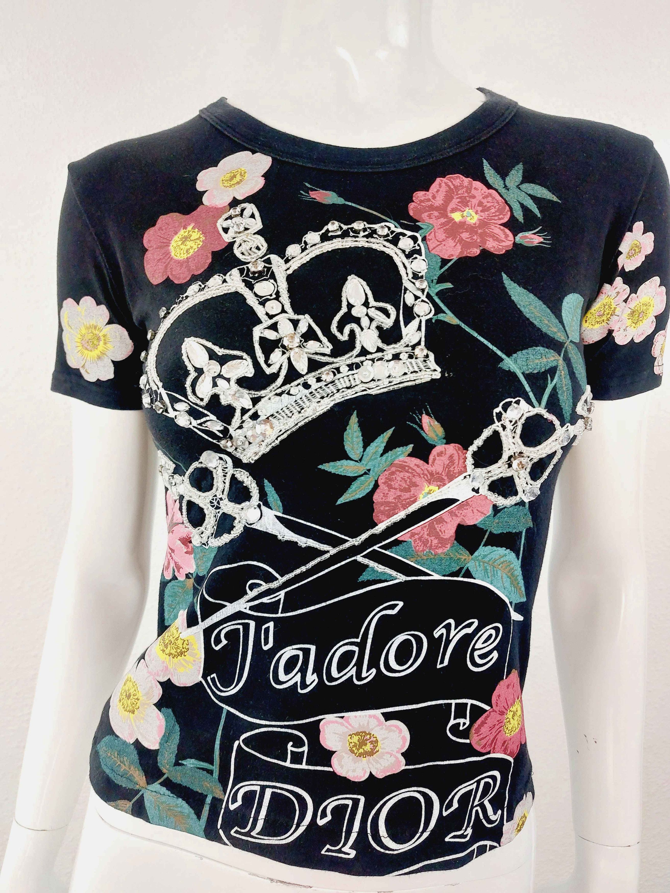 Dior × John Galliano × Vintage Dior 2005 Spring Cartoon J'adore T