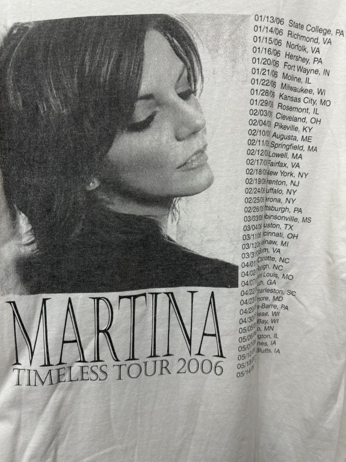 Band Tees × Vintage Vintage y2k 2006 Martina mcbride double sided longsleeve tee Size US XL / EU 56 / 4 - 5 Thumbnail