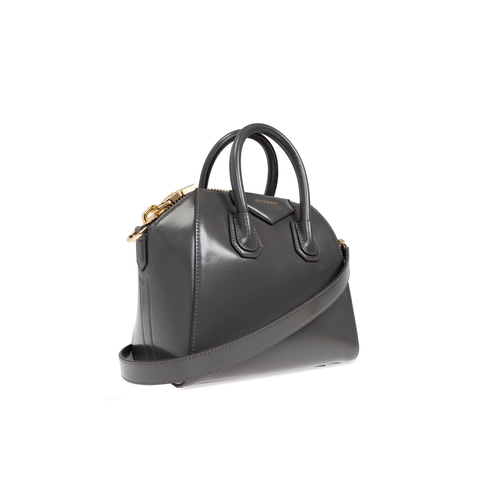 Givenchy GIVENCHY Mini Antigona Gray Leather Handbag New And Authenti Size ONE SIZE - 3 Thumbnail