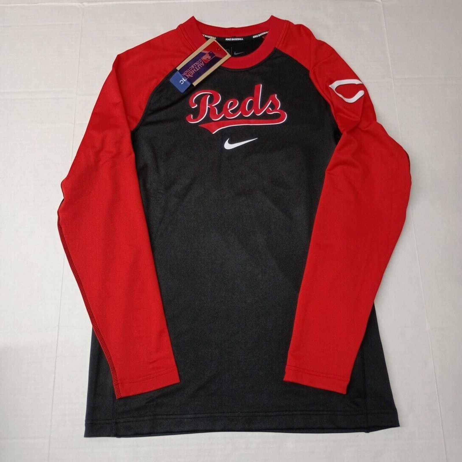 Nike Nike Authentic Collection Cincinnati Reds Raglan Shirt M Size US M / EU 48-50 / 2 - 1 Thumbnail