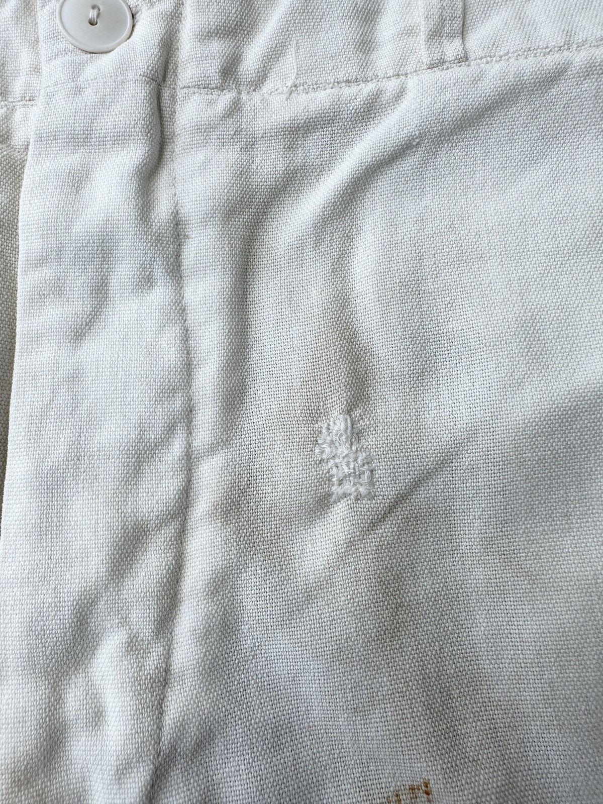 Vintage 50s-60s USN Navy Sailor Stained Dirty White pant Size US 36 / EU 52 - 6 Thumbnail