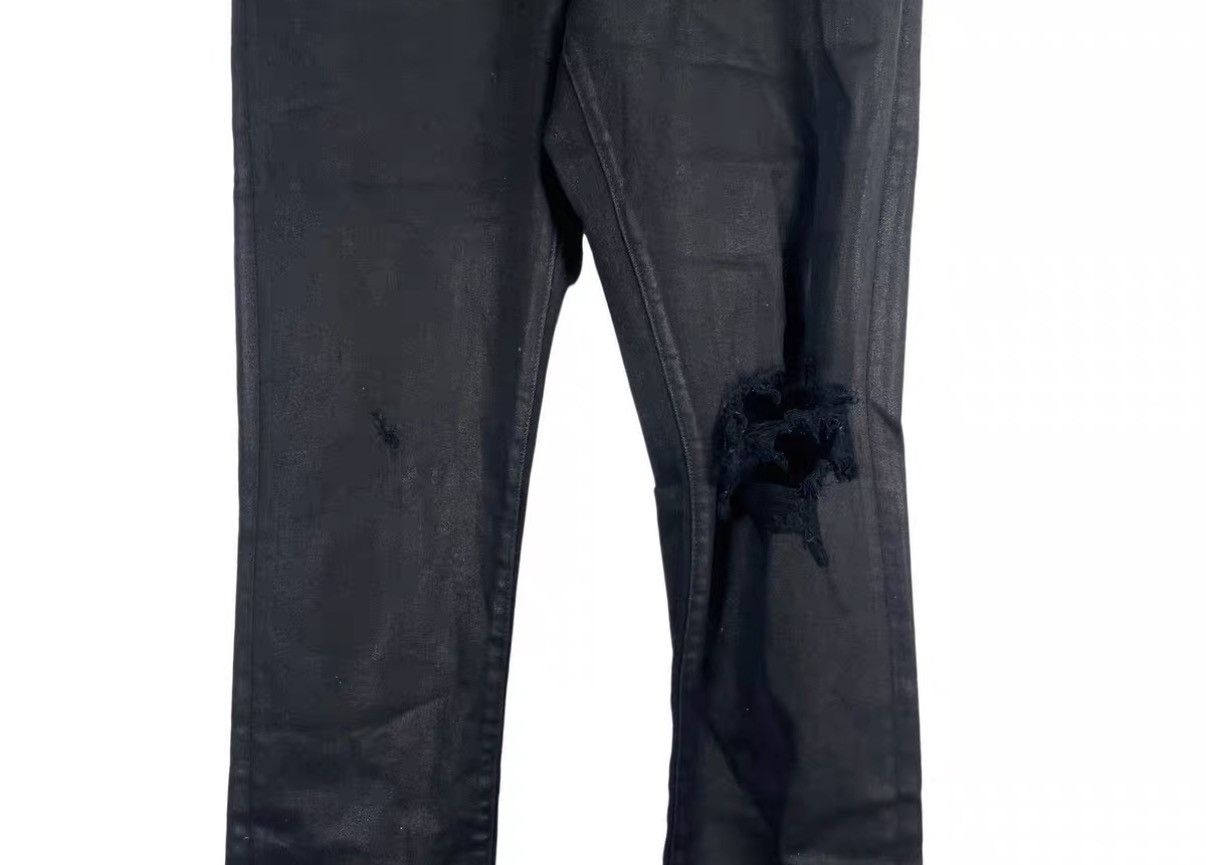 Amiri Amiri Waxed Destroyed Knee Jeans J31 Size US 36 / EU 52 - 4 Thumbnail