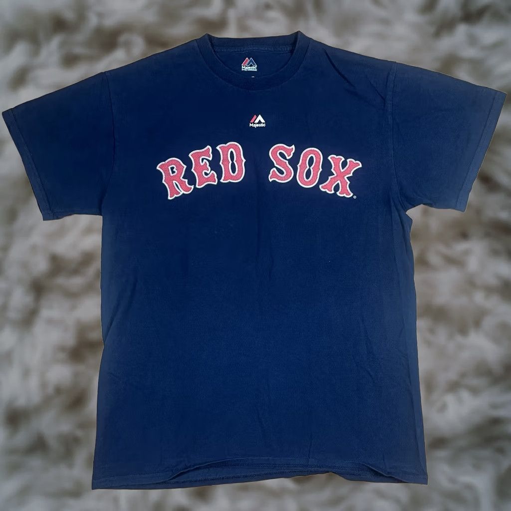Vintage Majestic Shirt Mens Medium CrewNeck ShortSleeve Boston Red Sox #16 Benintendi - Vintage Size US M / EU 48-50 / 2 - 1 Thumbnail