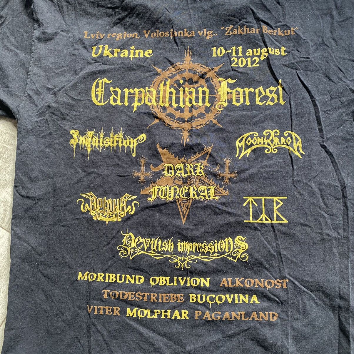 Band Tees DARK FUNERAL CARPATHIAN ALLIANCE METAL FEST 2012 T SHIRT Size US XL / EU 56 / 4 - 4 Thumbnail