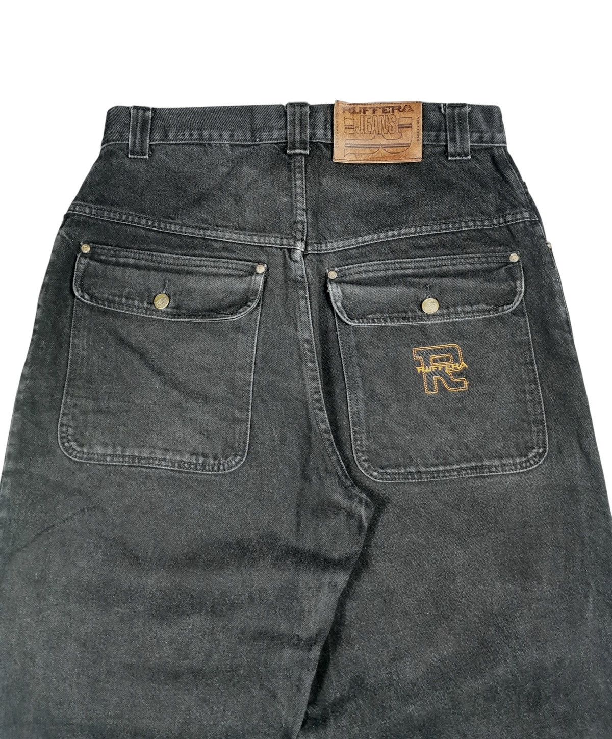 Ruff Ryders Vintage Ruffera Baggy Distressed Jeans , Style JNCO Size US 34 / EU 50 - 4 Thumbnail