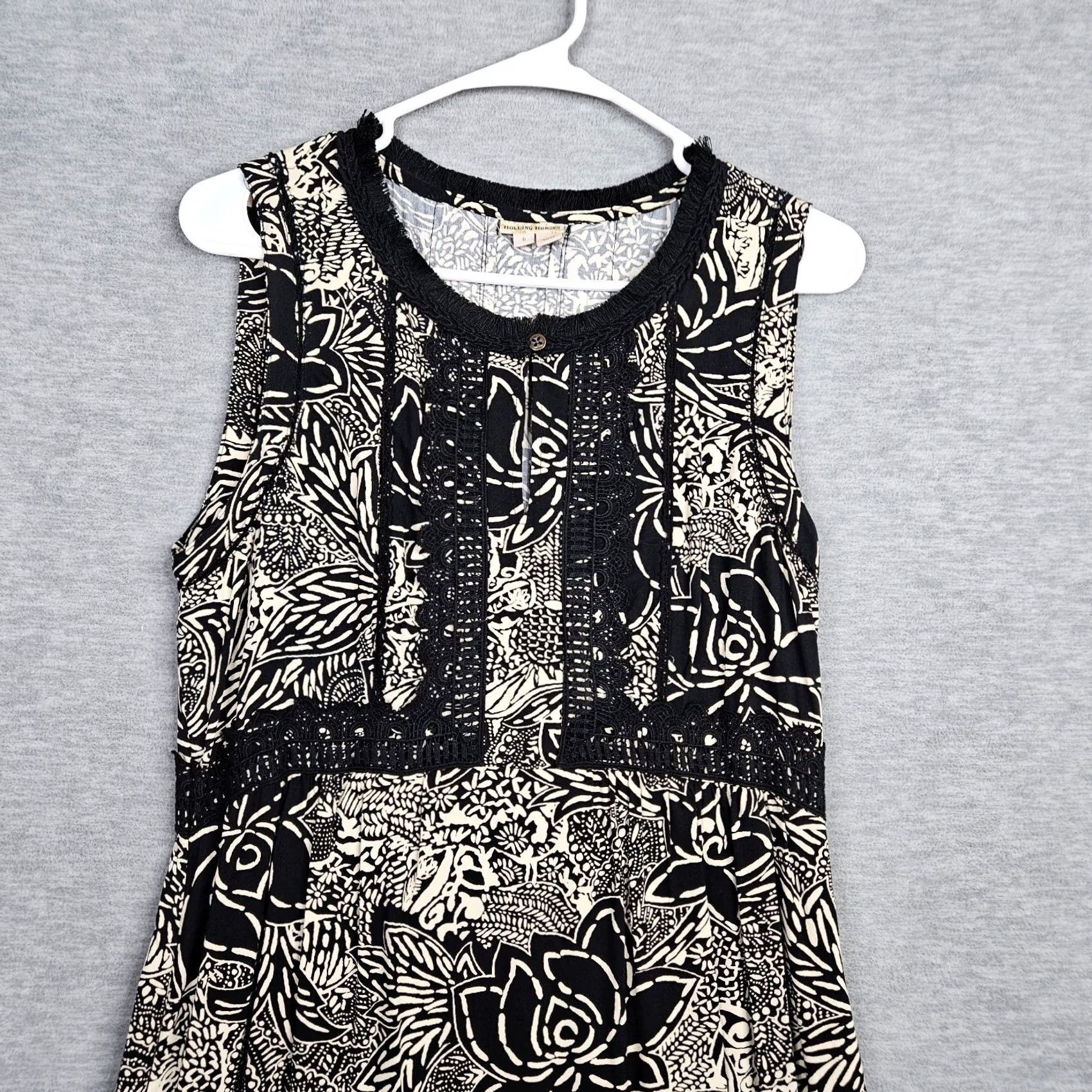 Anthropologie Anthropologie Holding Horses Suraja Embroidered Dress Sleeveless Round Neck 6 Multicolor Casual A-Line Women Regular XS-Adult? Size M / US 6-8 / IT 42-44 - 5 Thumbnail