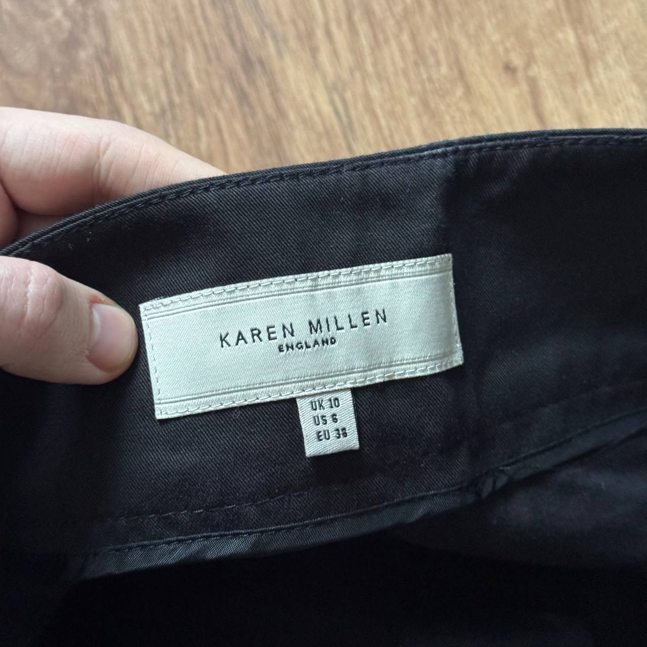 Seditionaries Crazy Karen Millen Ultra Wide Flared Bootcut Goth Pants Size 28" / US 6 / IT 42 - 10 Thumbnail