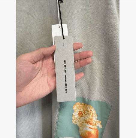 Rick Owens Rick Owens Grey Graphic Long Sleeve Sweatshirt Size XS Size US XS / EU 42 / 0 - 2 Thumbnail