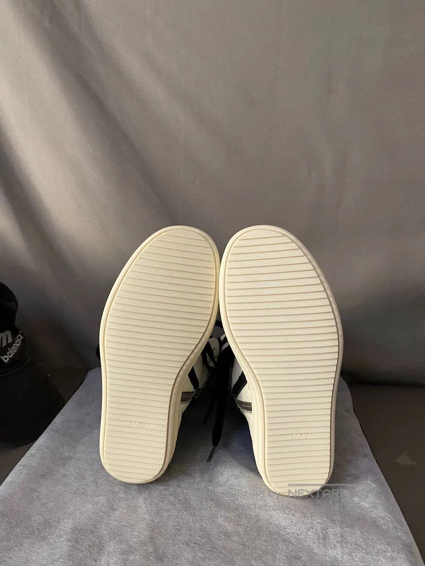 Rick Owens rick owens black and white high. Size US 5.5 / EU 38 - 5 Thumbnail