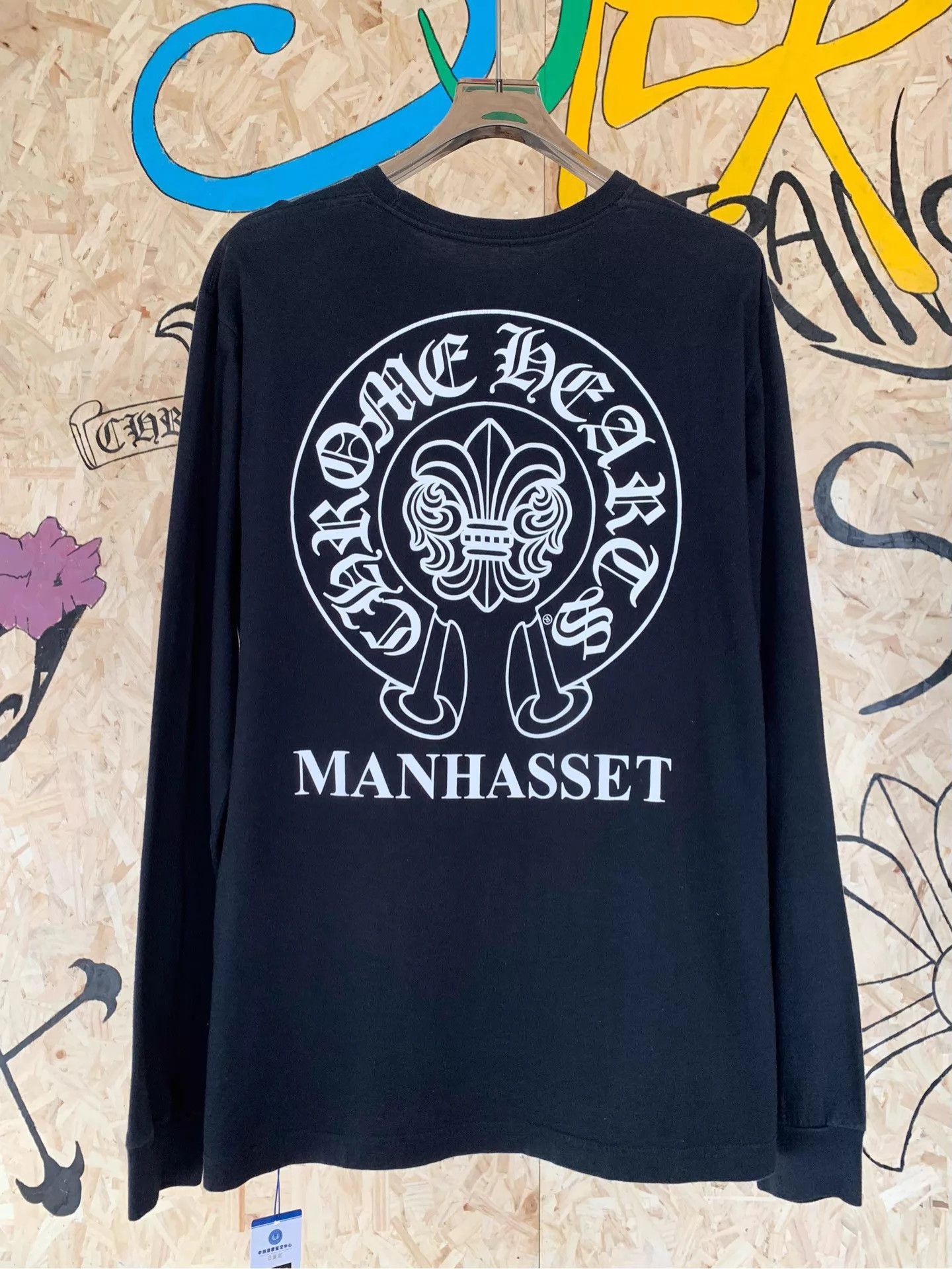 Chrome Hearts Chrome Hearts Manhasset Big Cross LS XL Size US XL / EU 56 / 4 - 6 Thumbnail