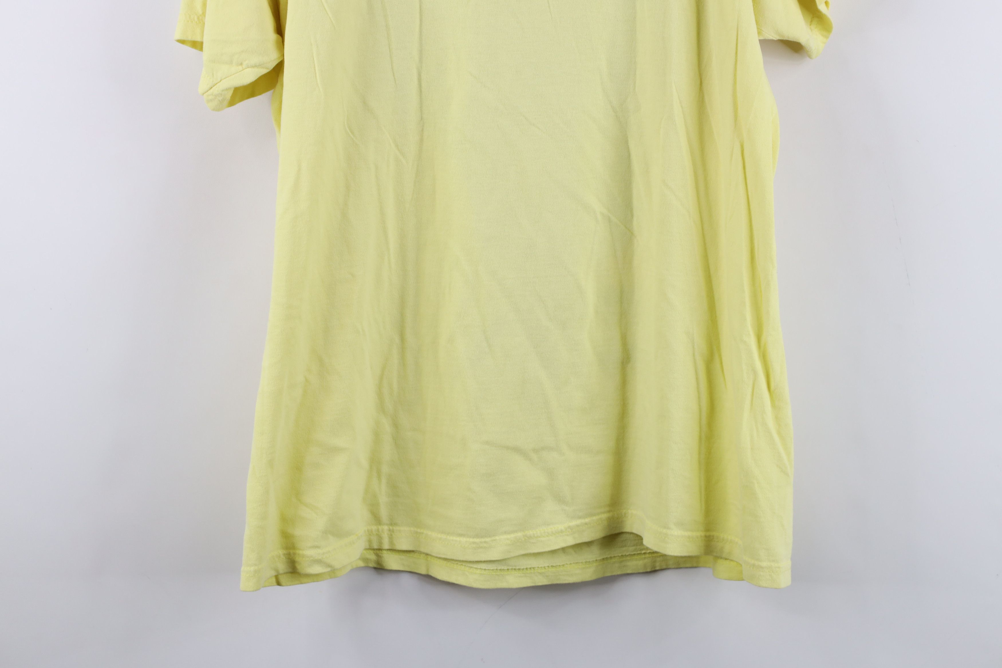 Vintage Vintage 90s Y2K Streetwear Skull Music DJ T-Shirt Yellow Size US L / EU 52-54 / 3 - 12 Thumbnail