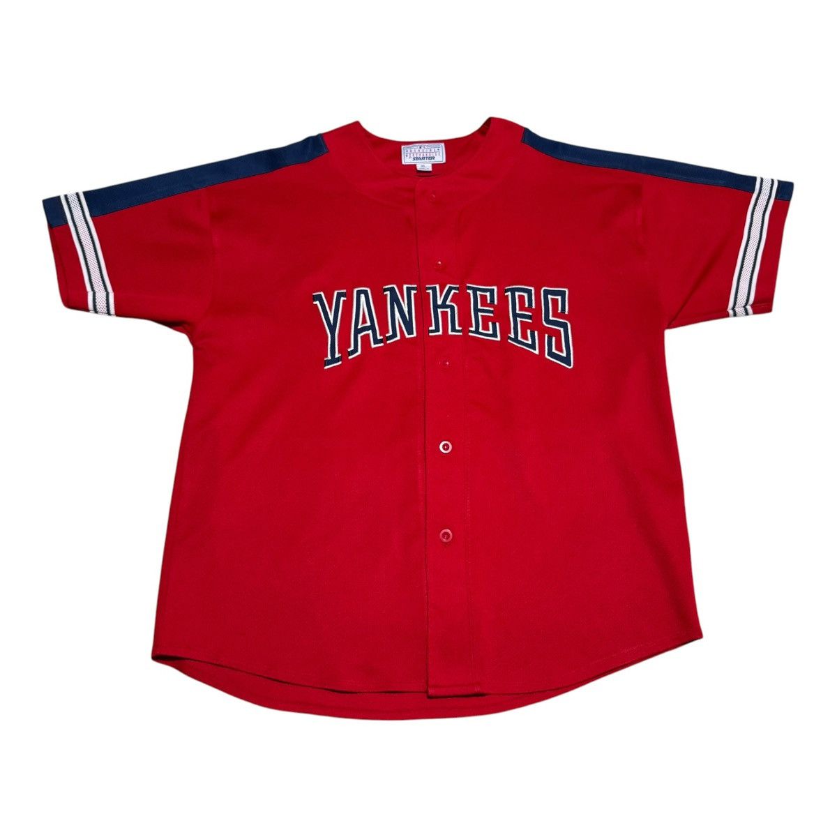 MLB 90s Starter New York Yankees Stitched Baseball Jersey XL Size US XL / EU 56 / 4 - 1 Thumbnail