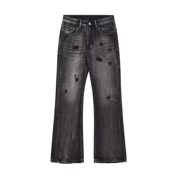 VIBE Vintage washed distressed rare ripped jeans Size US 34 / EU 50 - 5 Thumbnail