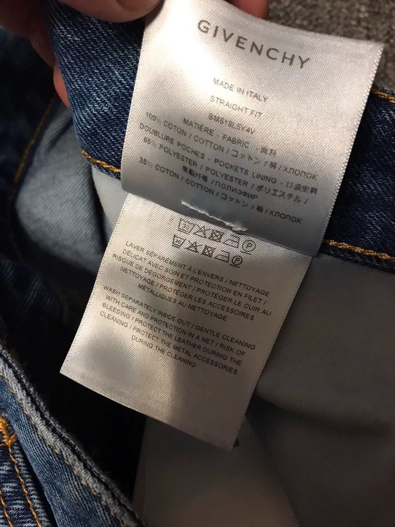 Givenchy Givenchy New denim pants size 34, knee cut-out distressed Size US 34 / EU 50 - 5 Thumbnail