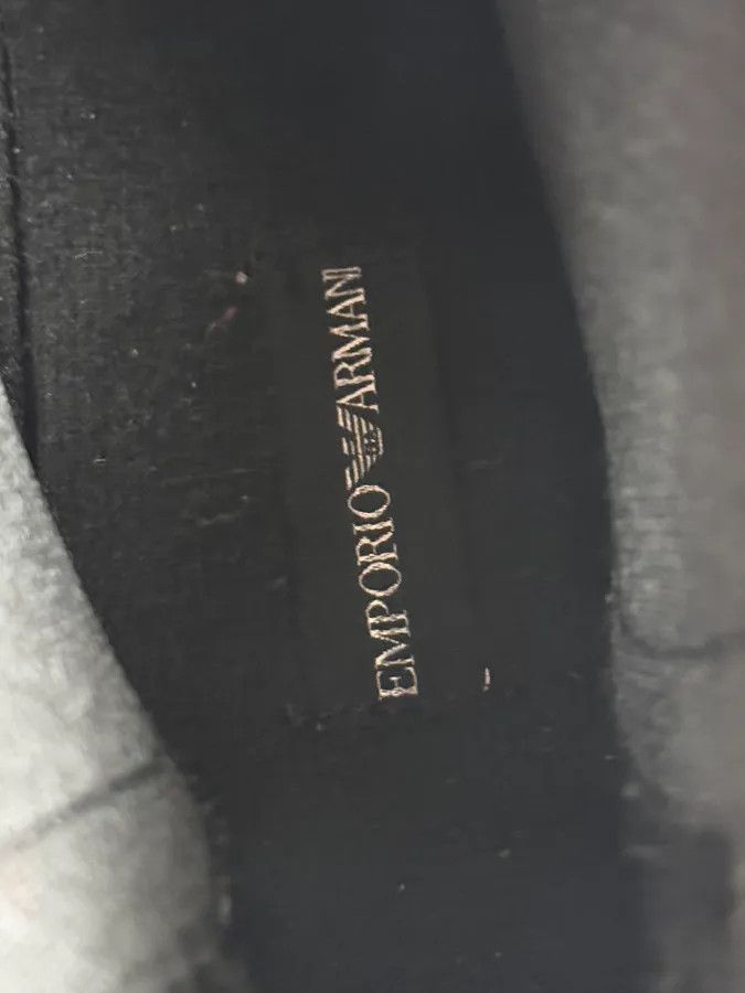 Emporio Armani Emporio Armani Black Leather Boots Size US 8 / EU 41 - 8 Thumbnail