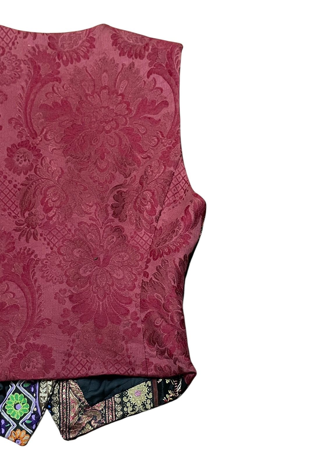 Dolce & Gabbana Rare Vintage Dolce & Gabbana Silk Lame Brocade Vest 1990s Size US M / EU 48-50 / 2 - 8 Thumbnail