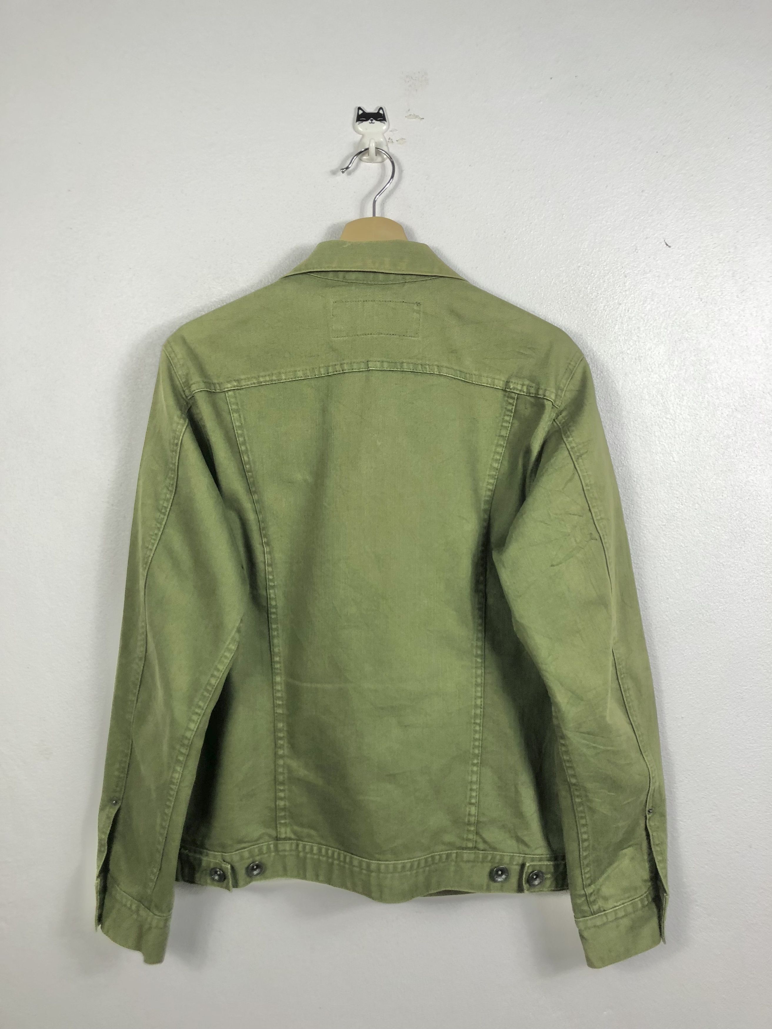 NANO universe Rare Nano Universe Japan Denim Military Button Jacket Size US M / EU 48-50 / 2 - 7 Thumbnail