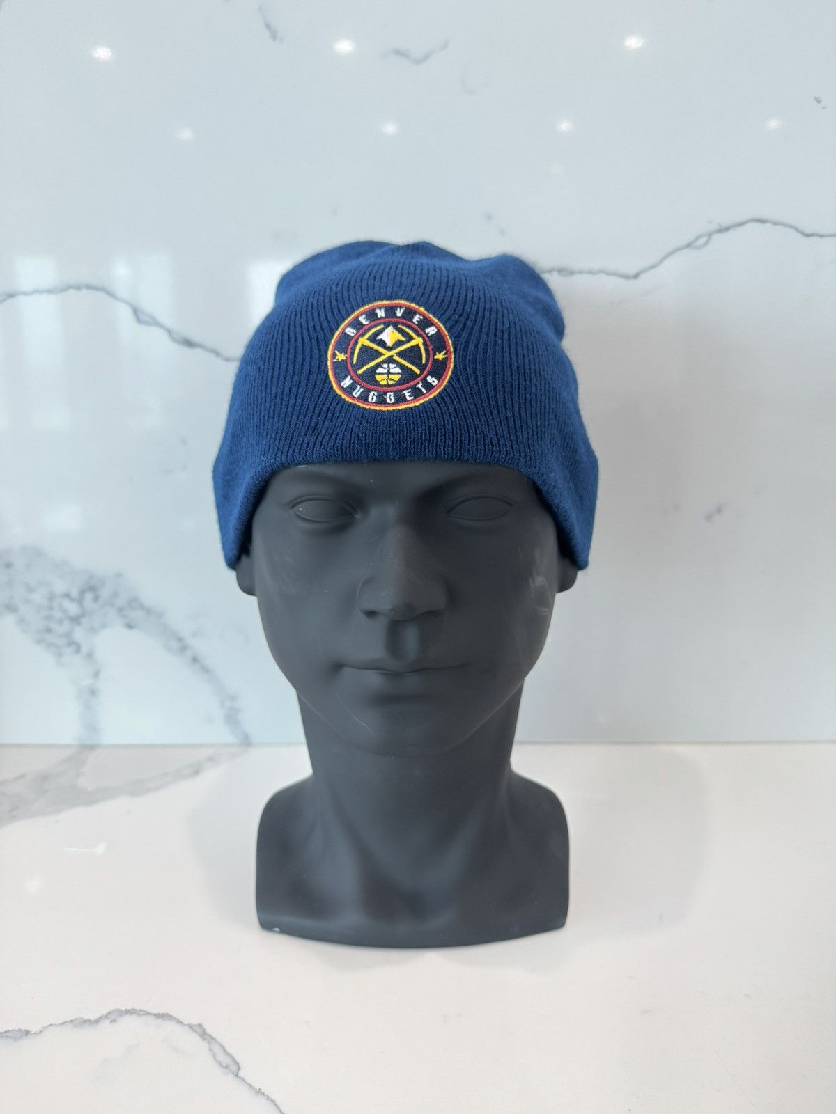 NBA Vintage Y2K Denver Nuggets NBA Skully Beanie Hat Size ONE SIZE - 1 Thumbnail
