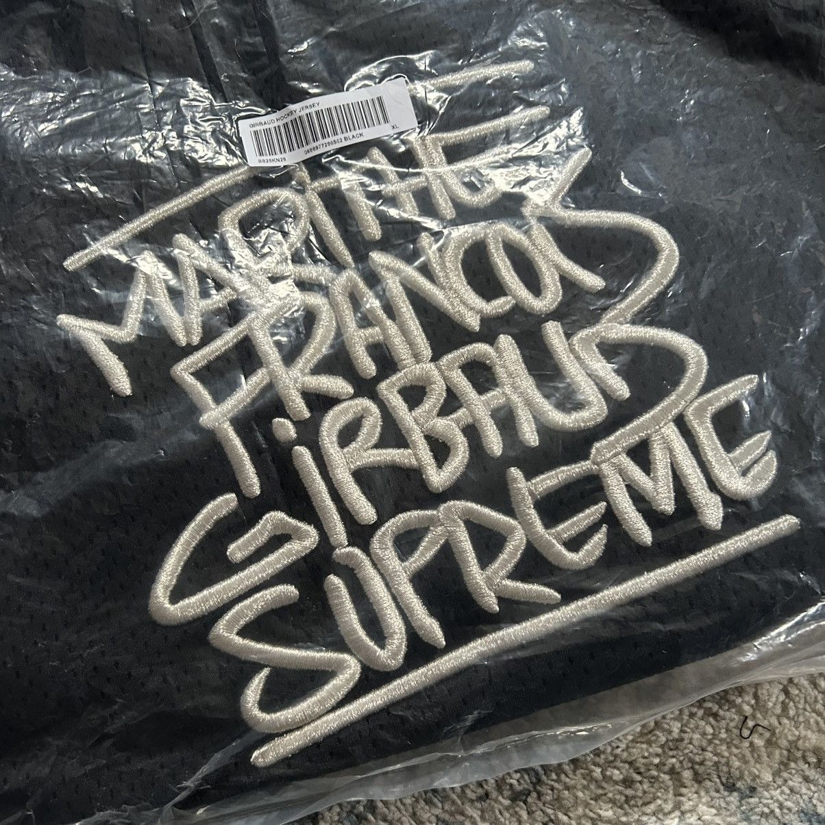 Supreme MARiTHÉ + FRANÇOiS GiRBAUD POLYMESH iCE HOCKEY JERSEY BLACK Size US XL / EU 56 / 4 - 8 Thumbnail