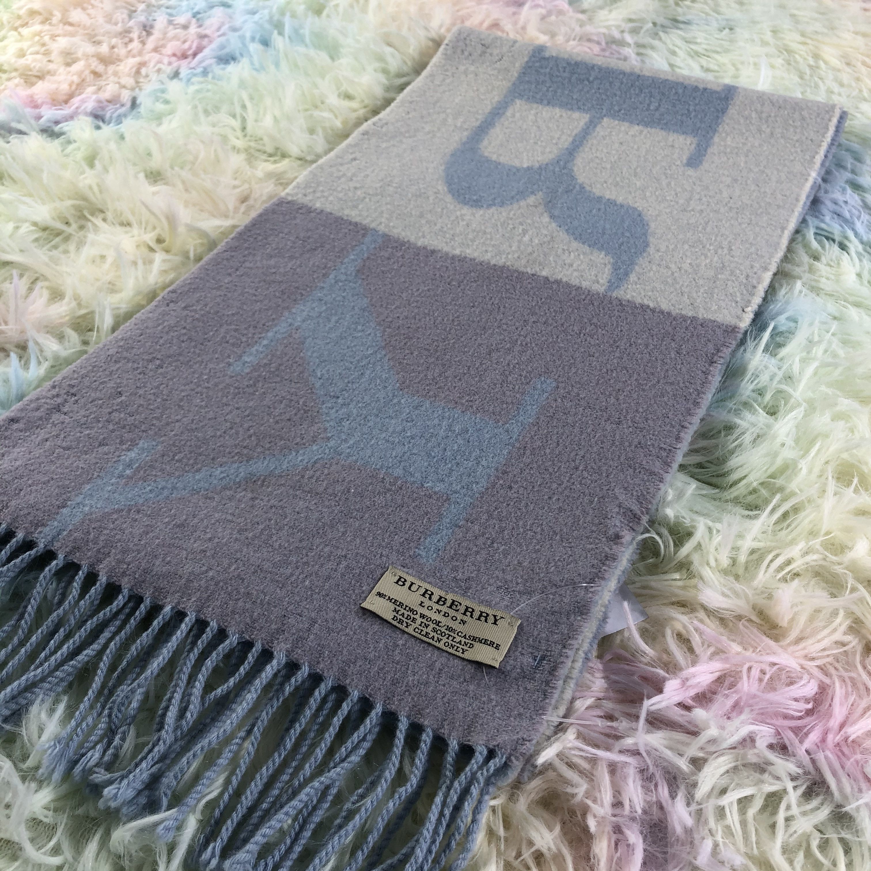 Burberry × Vintage Burberry Scarf / Muffler / Neckwear - KM499 Size ONE SIZE - 6 Thumbnail
