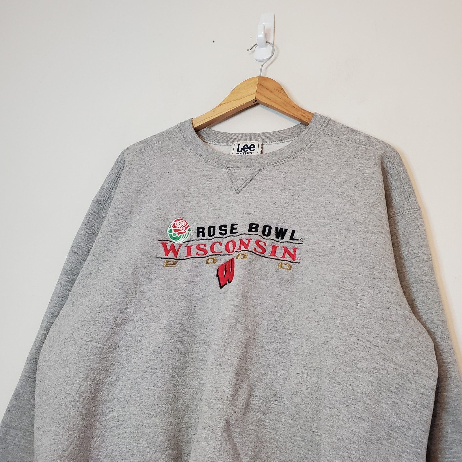 Vintage Vintage 2000 Rose Bowl Football Crewneck Sweater Gray Size L Size US L / EU 52-54 / 3 - 2 Thumbnail