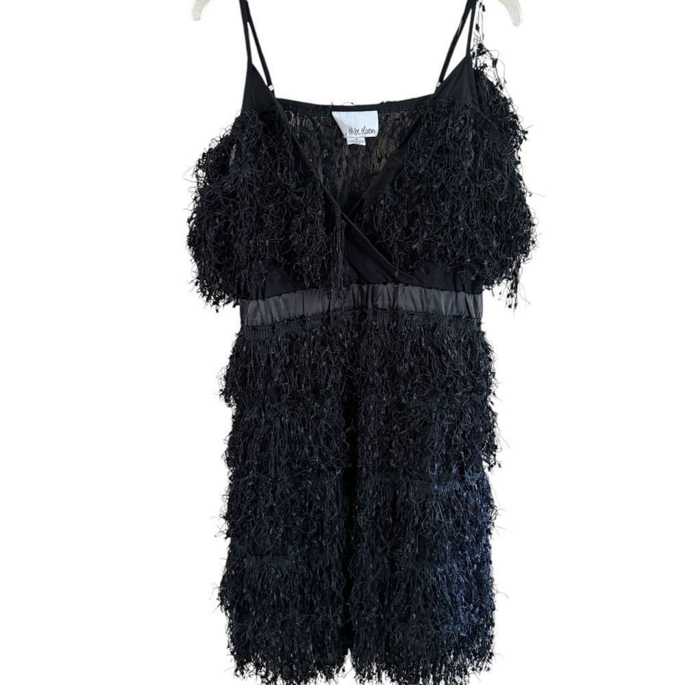 Chloe Black Fringe Dress chole oliver the Galleria address P 165 Size S / US 4 / IT 40 - 2 Thumbnail
