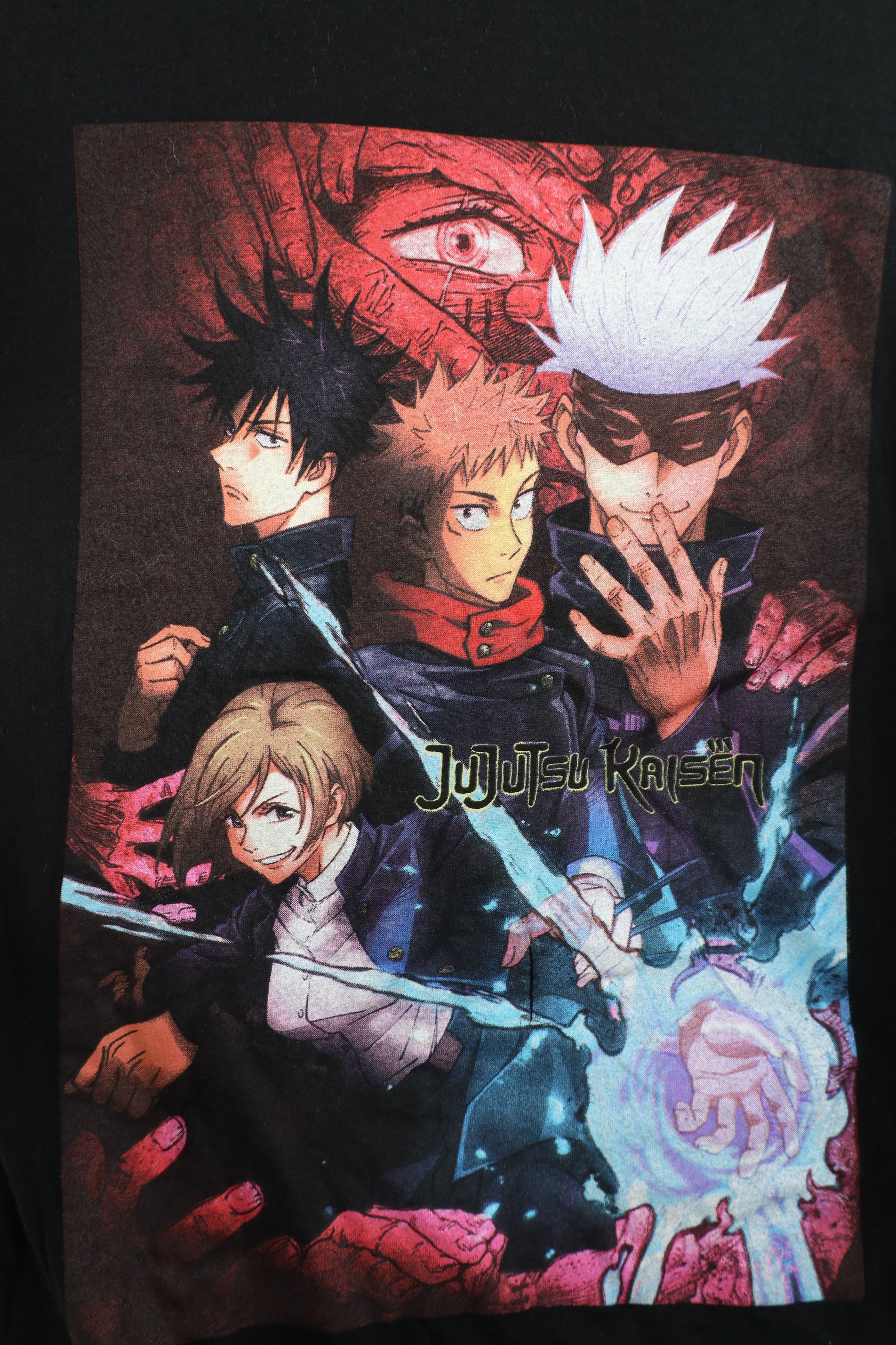 Vintage Jujutsu Kaisen Japanese Anime Manga Short Sleeve T-Shirt Size M / US 6-8 / IT 42-44 - 4 Thumbnail