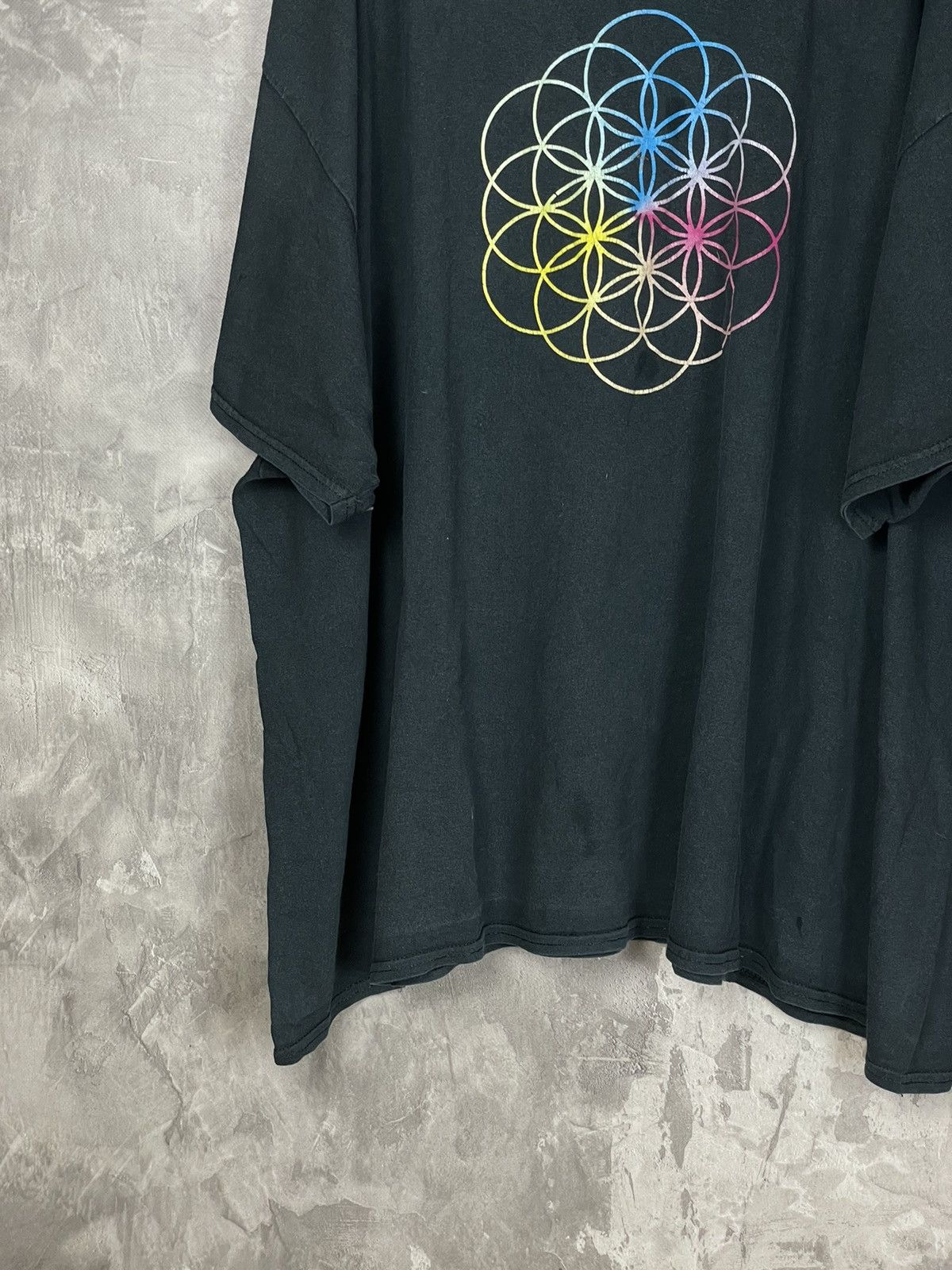 Band Tees × Vintage Vintage Y2K Coldplay Big Logo Oversized World Tour T Shirt Size US XXL / EU 58 / 5 - 5 Thumbnail