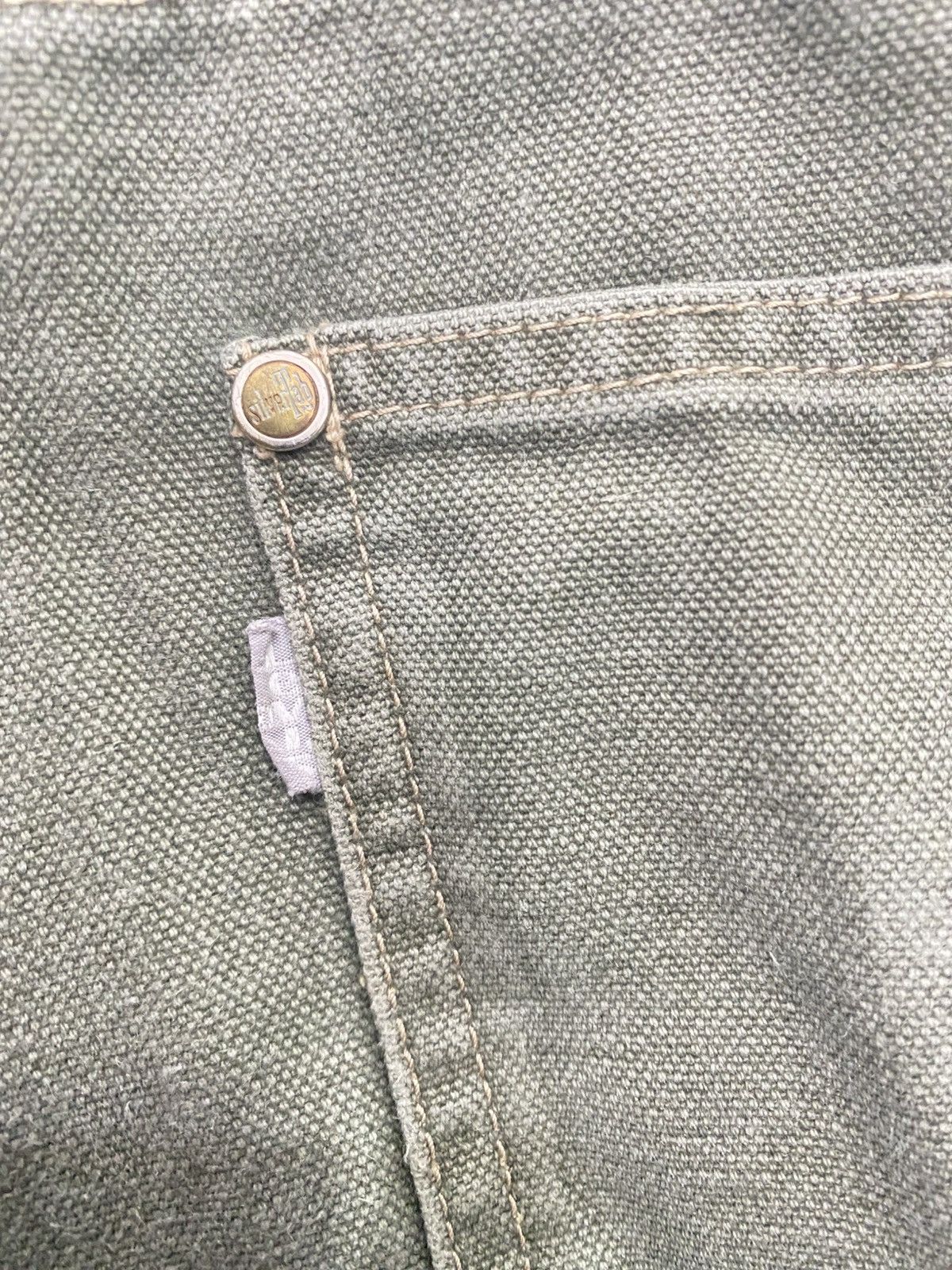 Levi's Vintage Clothing LEVI'S SILVERTAB DUNGAREE SHORTS Size US 33 - 12 Thumbnail