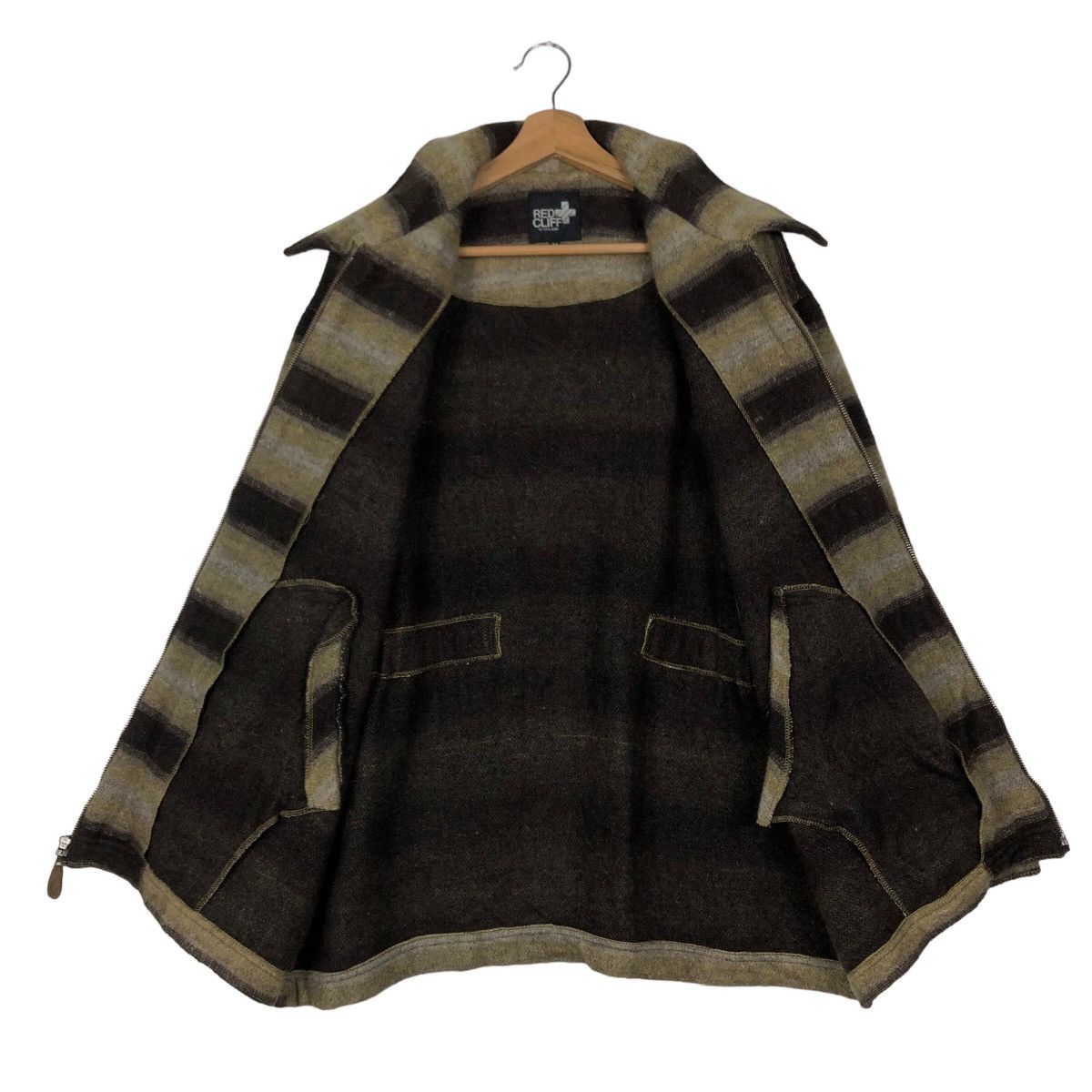 Japanese Brand 🔥80’s Vintage Wool Jacket Military Collection Red Cliff Size US M / EU 48-50 / 2 - 10 Thumbnail
