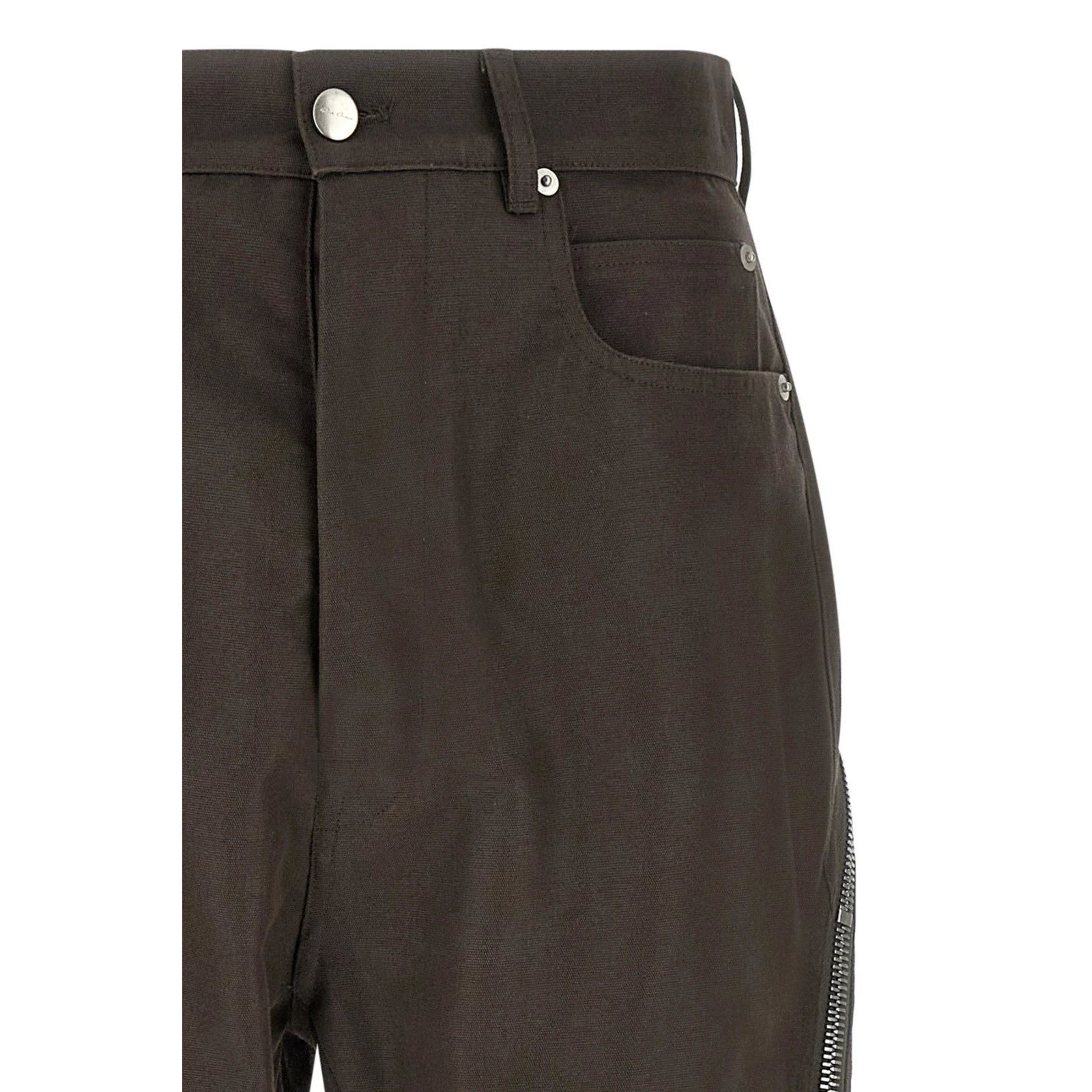 Rick Owens RICK OWENS Bolan Banana Brown Nylon Pants New & Authentic (M Size US 30 / EU 46 - 2 Thumbnail