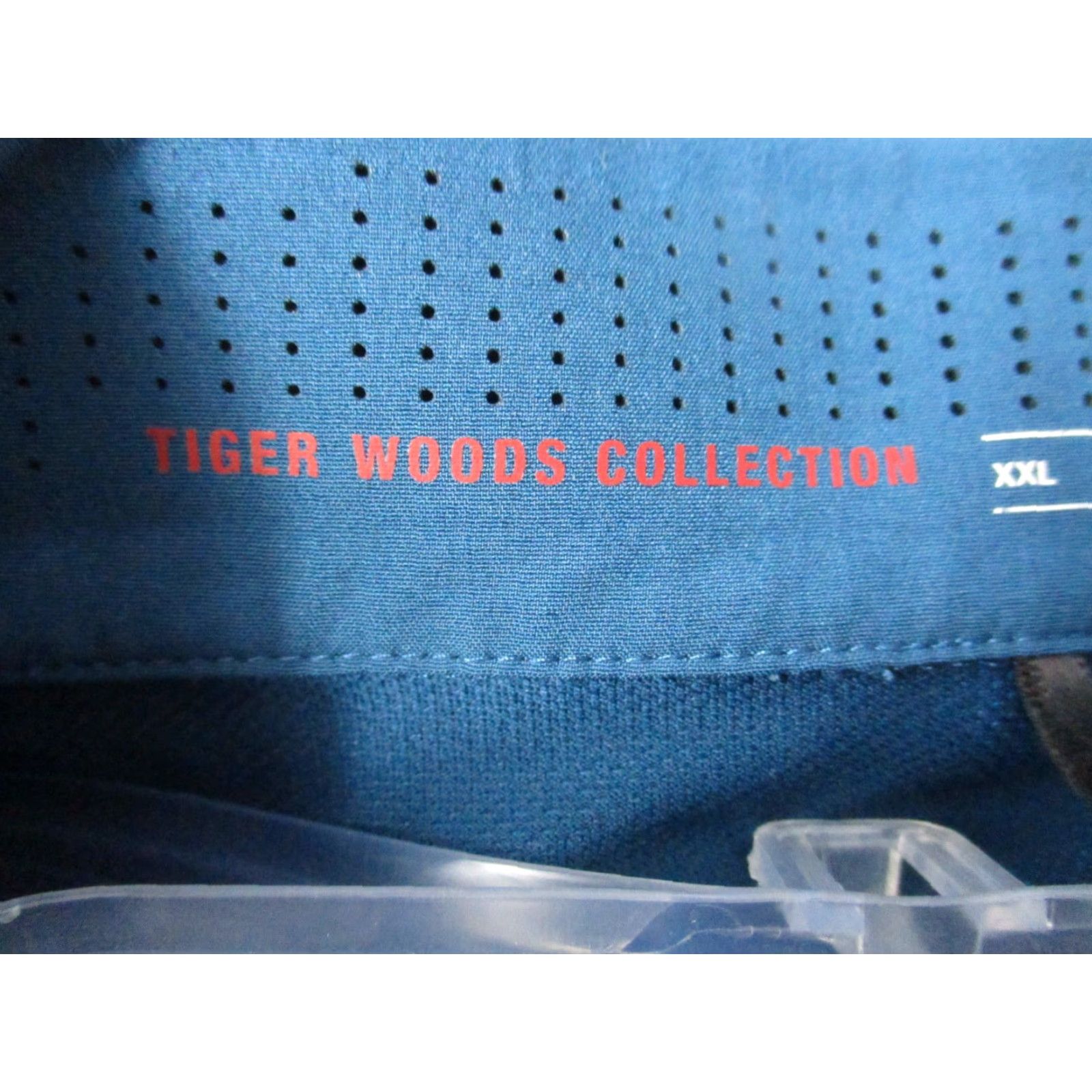 Nike VINTAGE Nike Tiger Woods Shirt XXL Men Blue Performance Golf Short Sleeve Size US XXL / EU 58 / 5 - 6 Thumbnail