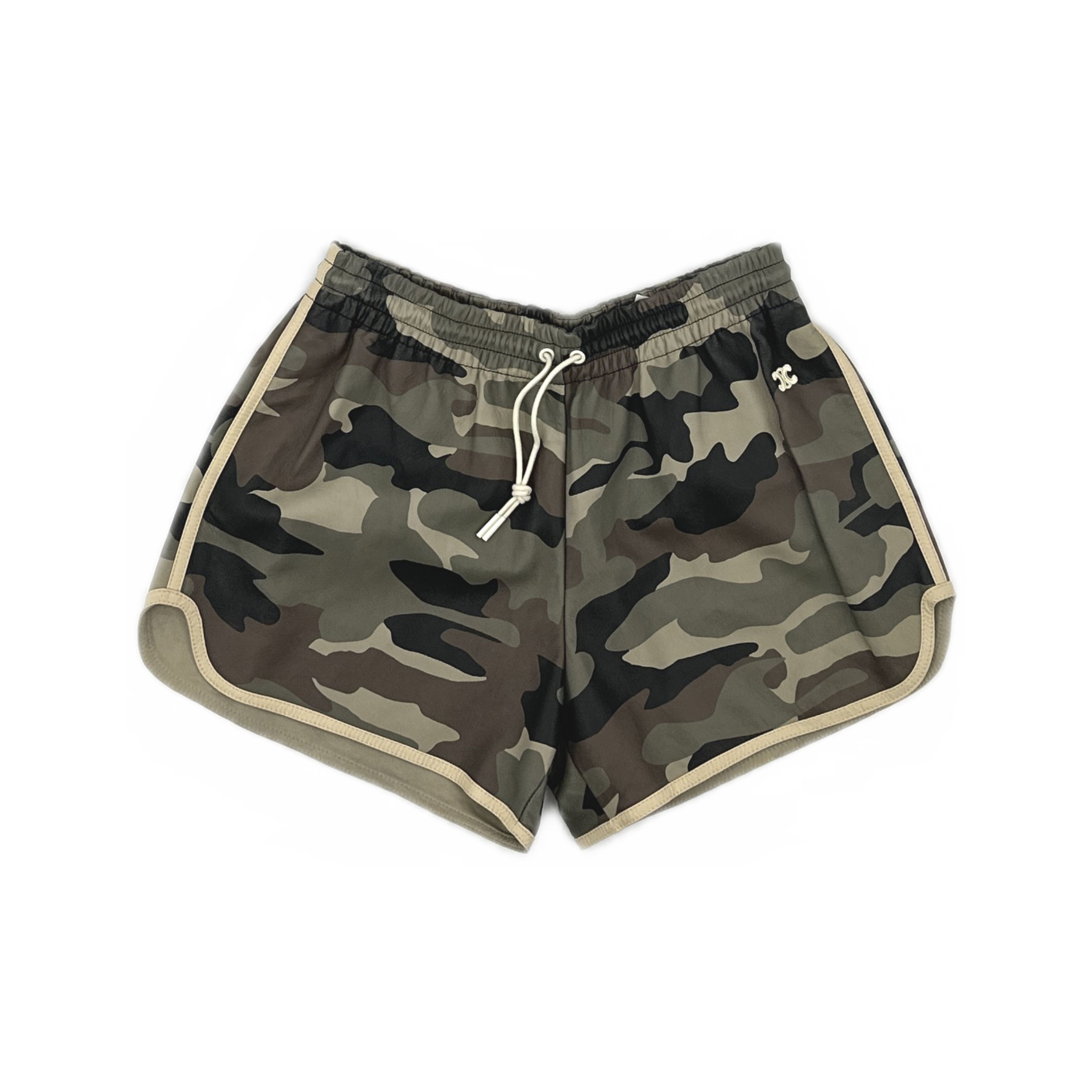 Celine Celine Camouflage Lambskin Shorts Size 40 Size 28" / US 6 / IT 42 - 1 Thumbnail