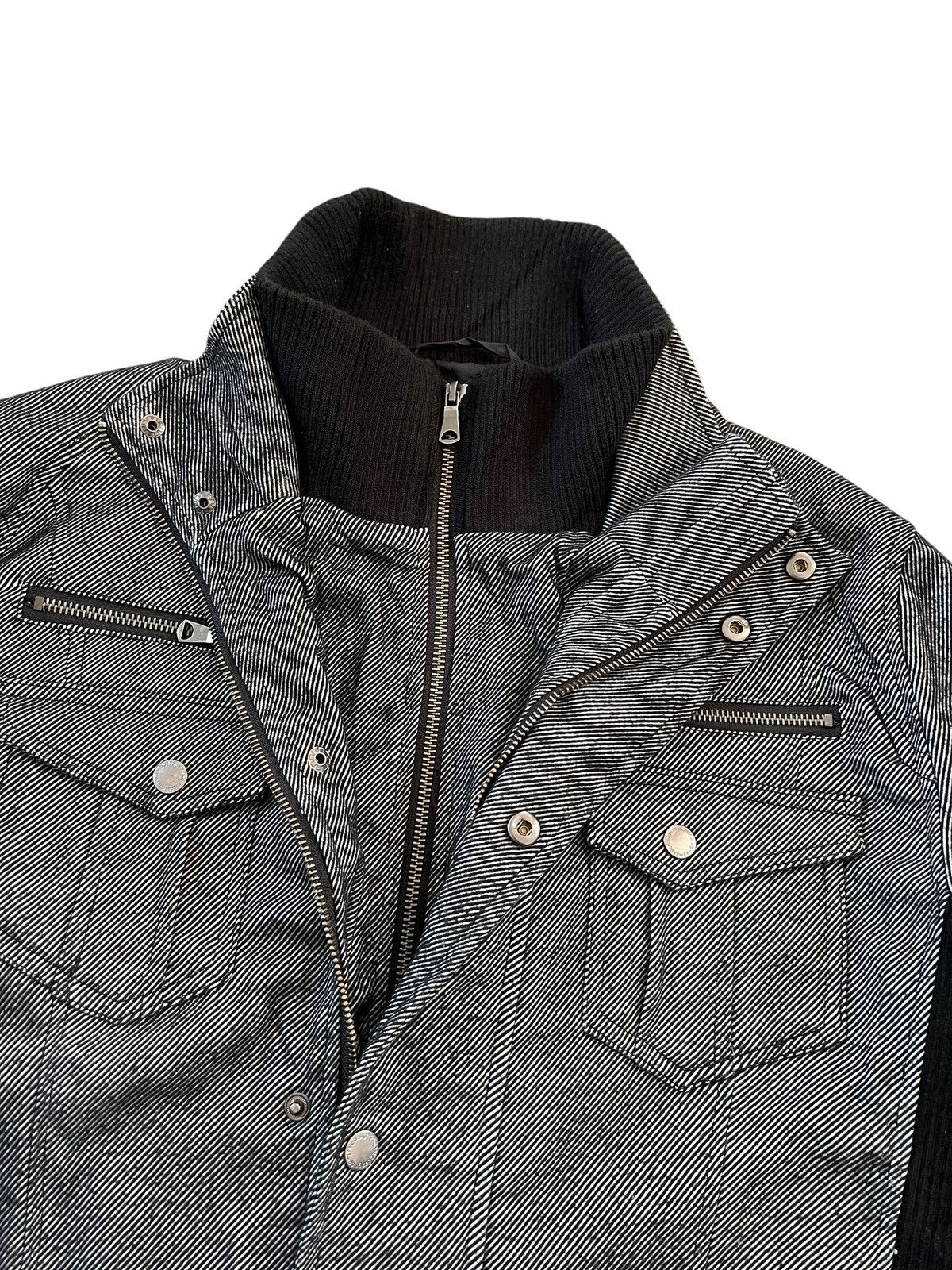 semanticdesign 2000s Semantic Design Hybrid Biker Jacket Size US M / EU 48-50 / 2 - 10 Thumbnail