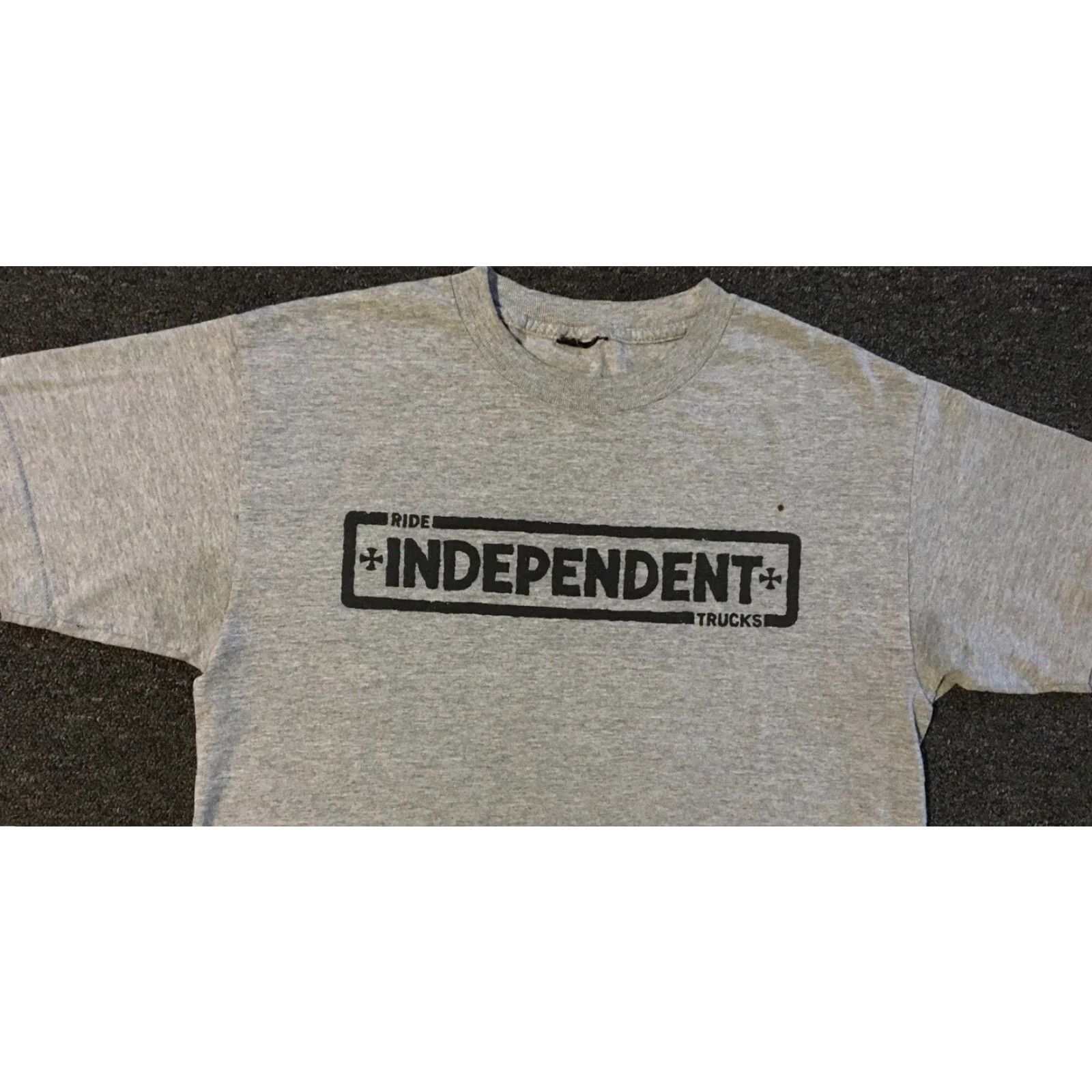 Thrasher VINTAGE Thrasher Shirt Skater S Gray Distressed 90s Y2K Punk Grunge Skate Independent Trucks Cross Shirt Mens Size US S / EU 44-46 / 1 - 6 Thumbnail