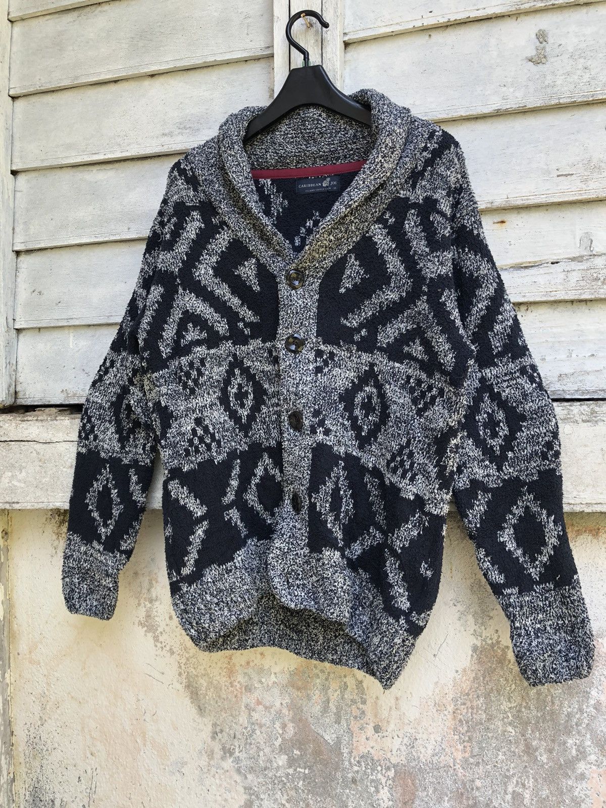 Caribbean × Joe's × Vintage Caribbean Joe Navajo Ortega Fleece Jacket Size US M / EU 48-50 / 2 - 2 Thumbnail