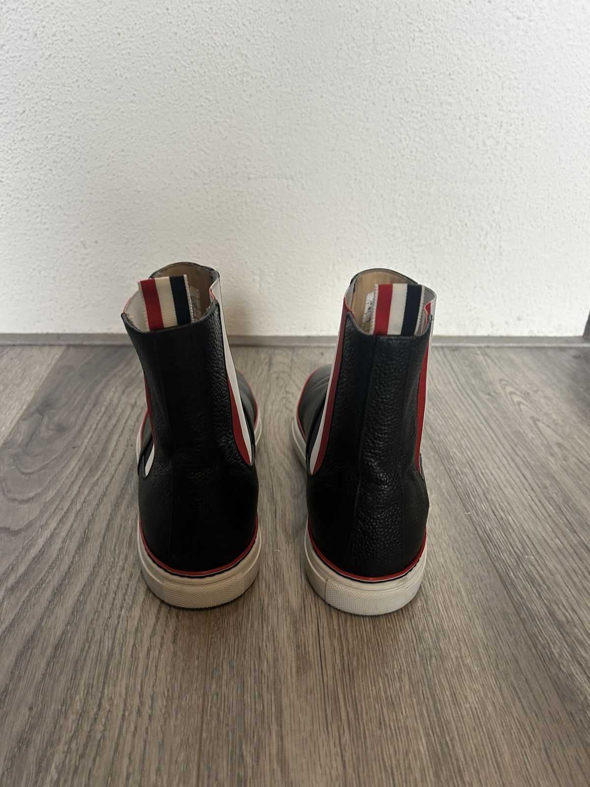 Thom Browne Thom Browne Black Leather Chelsea Boots - Size EU 42 Size US 9 / EU 42 - 13 Thumbnail