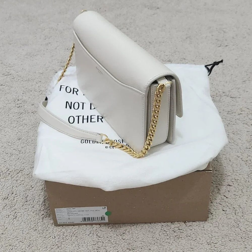 Golden Goose Golden Goose Gioia Bag in butter-colored boarded leather Size ONE SIZE - 3 Thumbnail