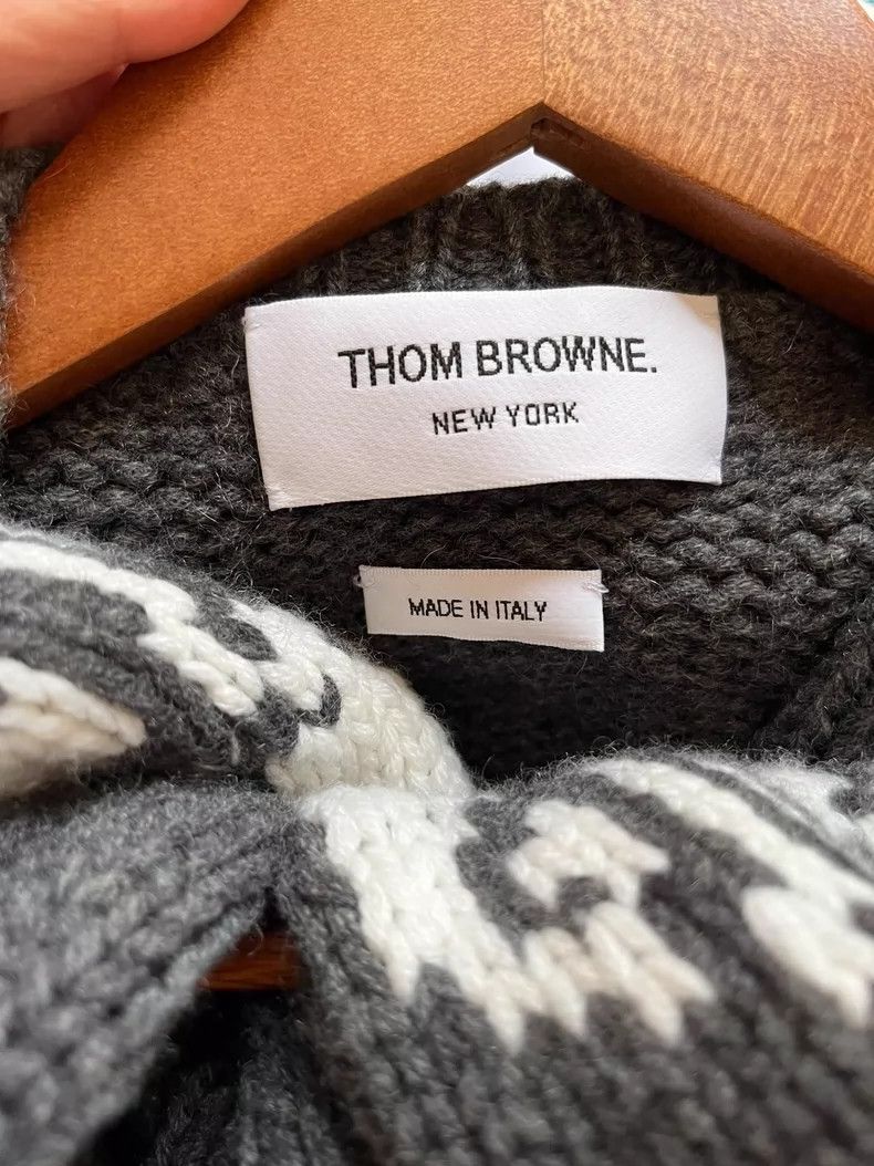 Thom Browne Thom Browne Cashmere round neck sweater Size S / US 4 / IT 40 - 5 Thumbnail