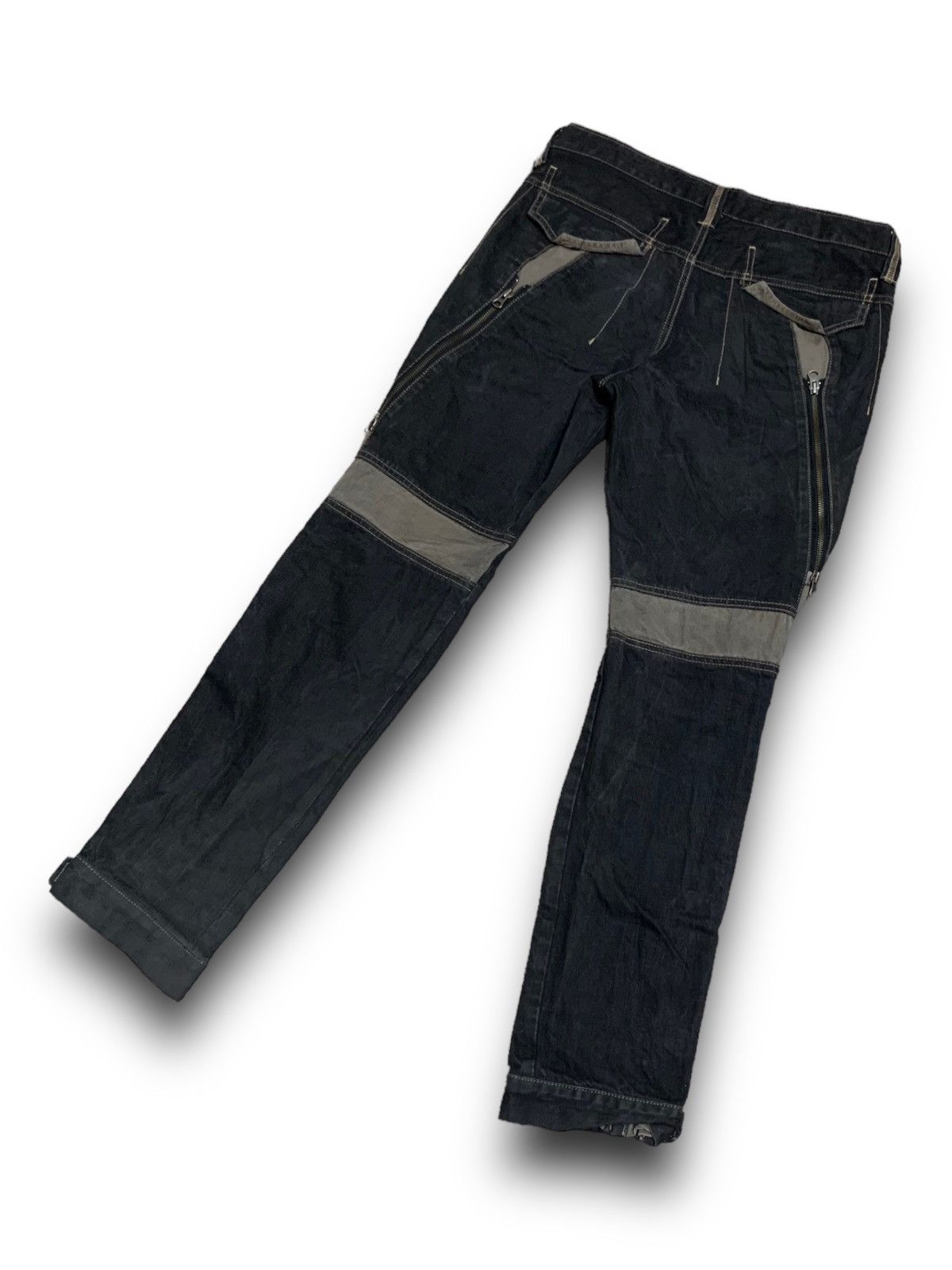 Designer × Japanese Brand × PPFM PPFM MULTI POCKET AND ZIP RARE DESIGN JAPANESE BRAND DENIM Size US 34 / EU 50 - 13 Thumbnail