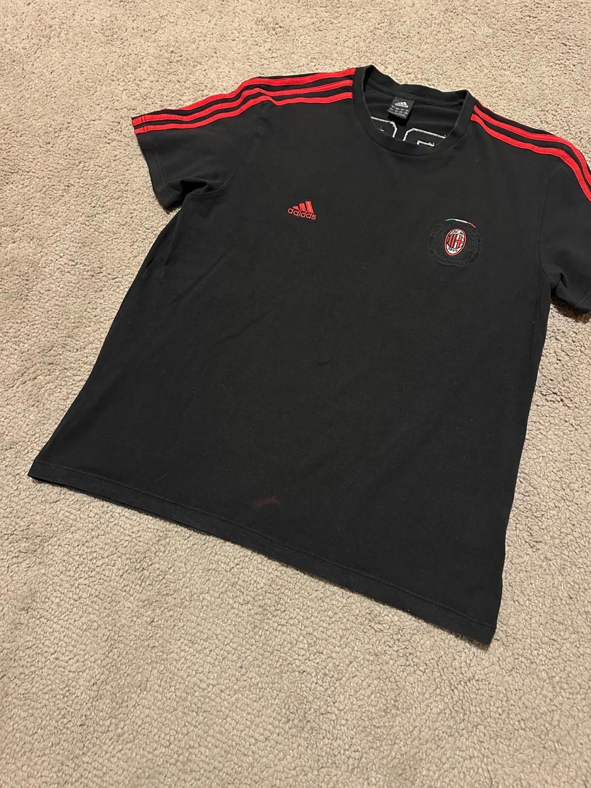Adidas Adidas Ac Milan 2010/11 Football Soccer Shirt Sz L Size US L / EU 52-54 / 3 - 2 Thumbnail