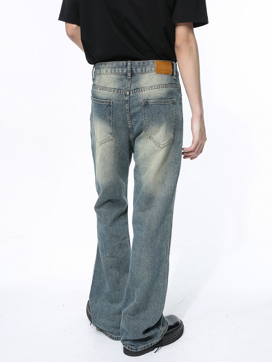 Japanese Brand Men's high street Vibe straight leg flared jeans Size US 32 / EU 48 - 4 Thumbnail